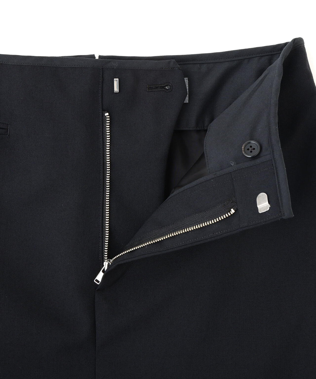 DRY WOOL PLAINWEAVE SKIRT