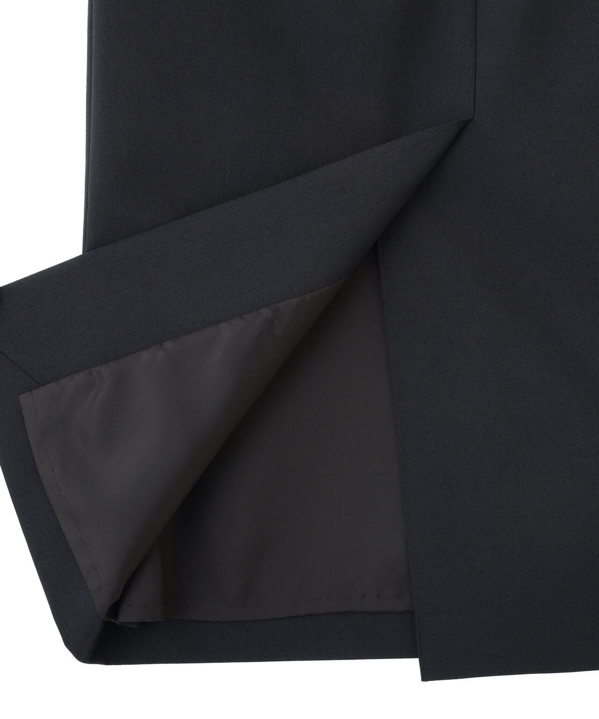 DRY WOOL PLAINWEAVE SKIRT