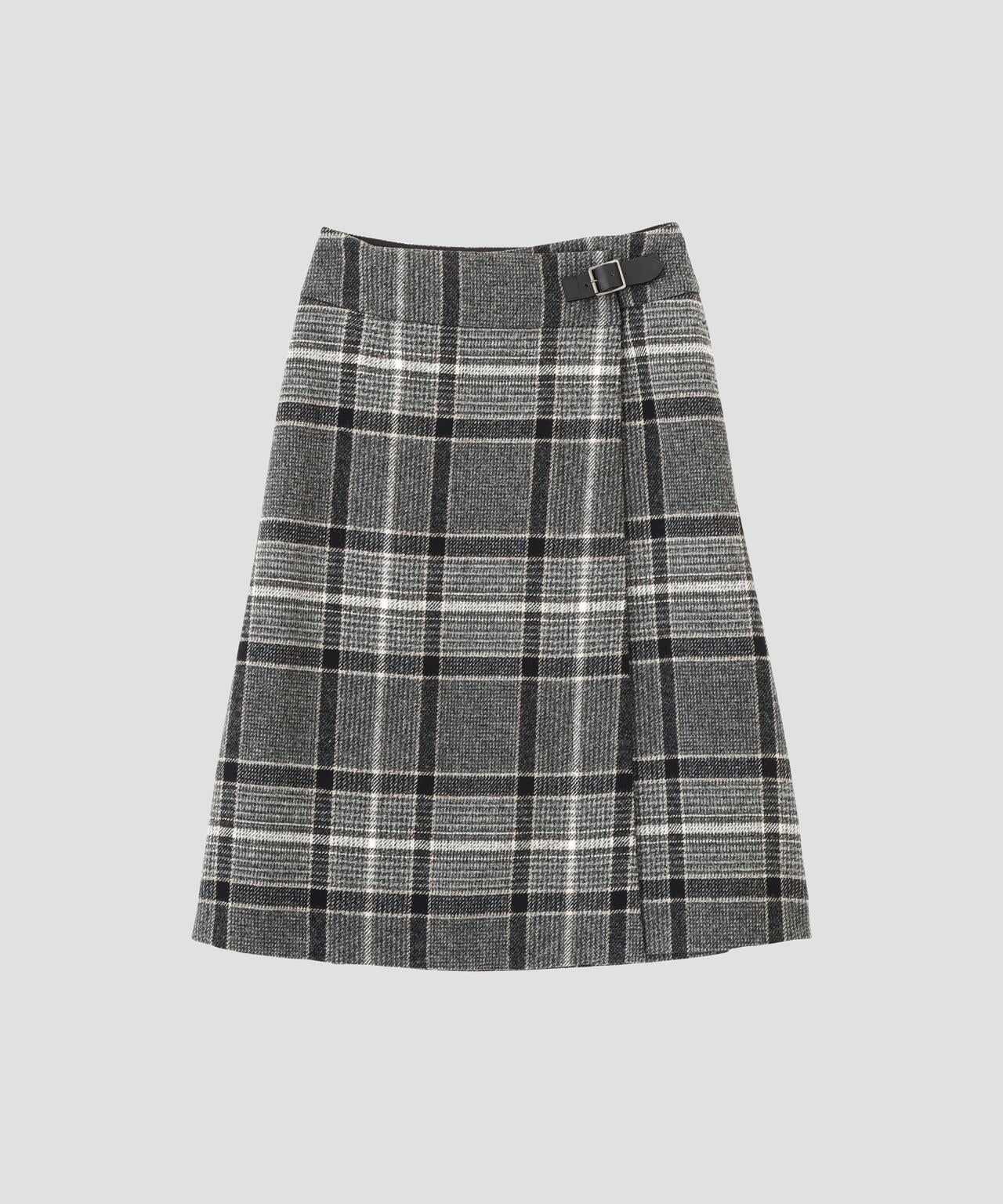 LARGE CHECK WOOL SKIRT | MARGARET HOWELL（マーガレット・ハウエル