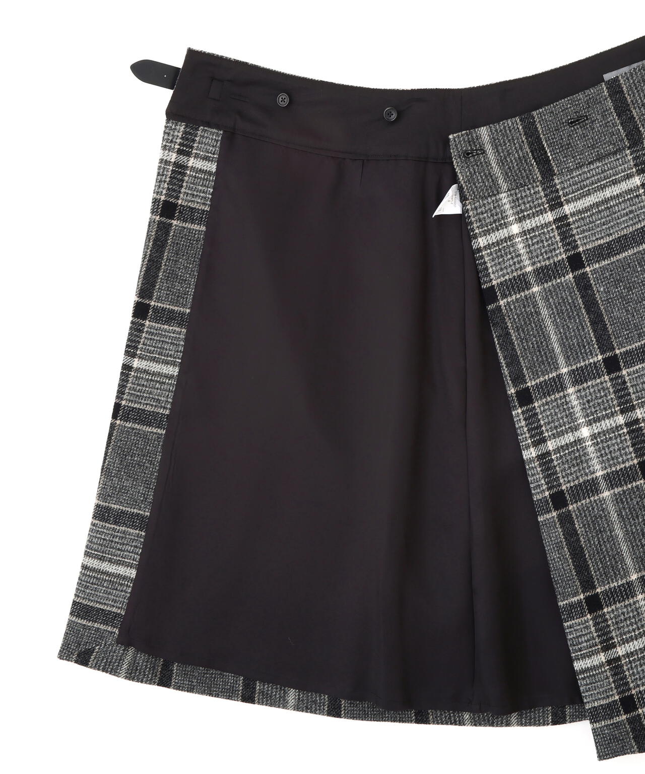 LARGE CHECK WOOL SKIRT | MARGARET HOWELL（マーガレット・ハウエル