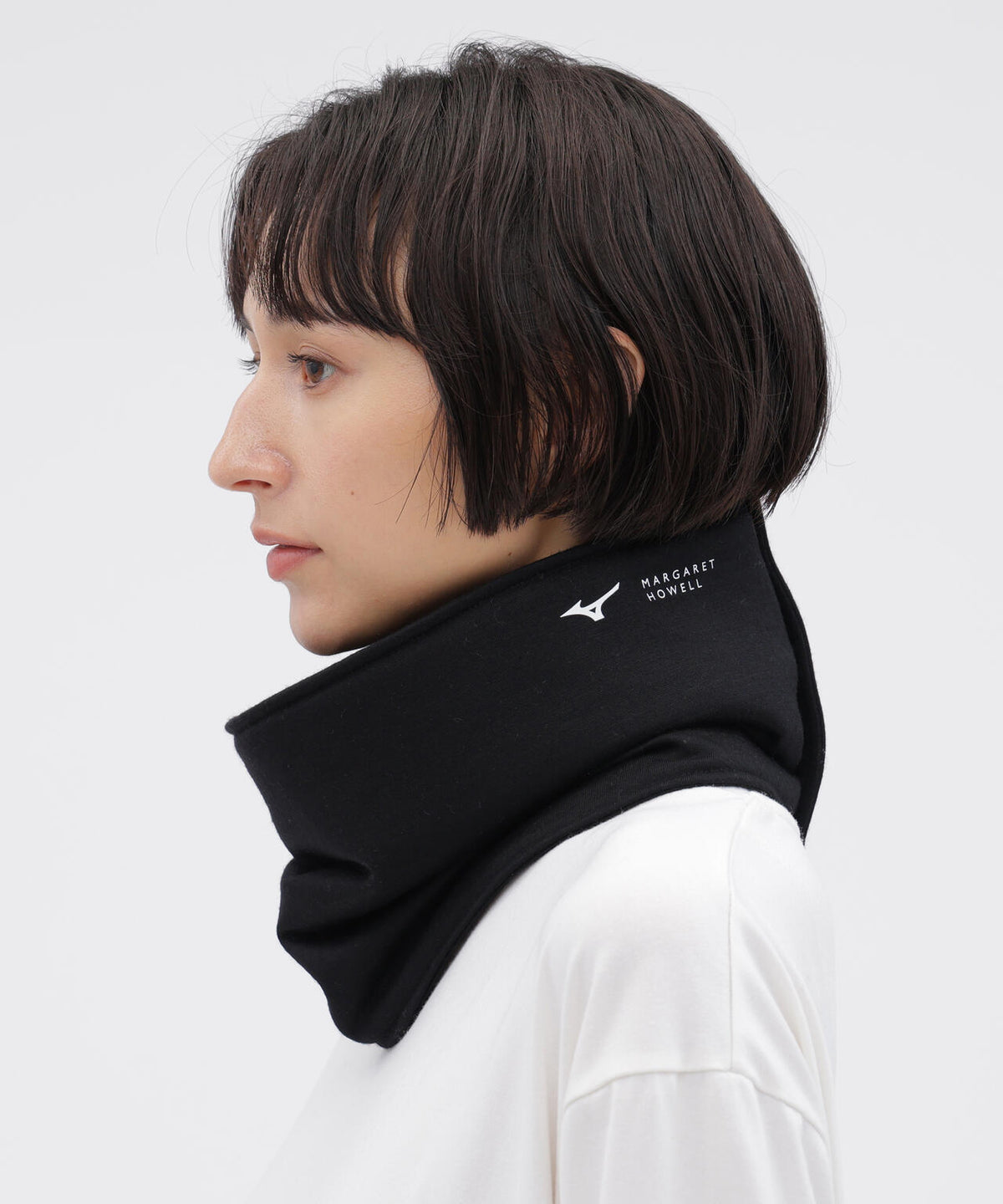 WASHABLE FINE GAUGE WOOL JERSEY NECK WARMER