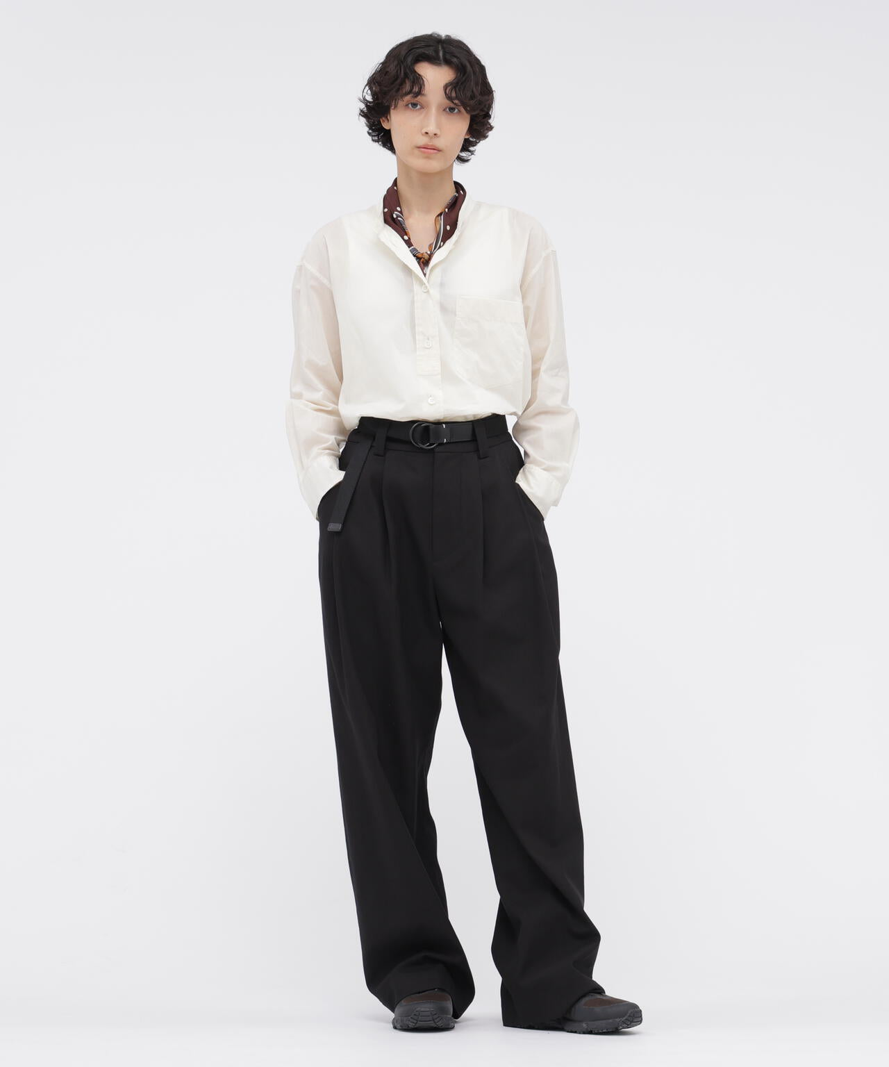 ORGANIC COTTON TWILL TROUSERS | MARGARET HOWELL（マーガレット