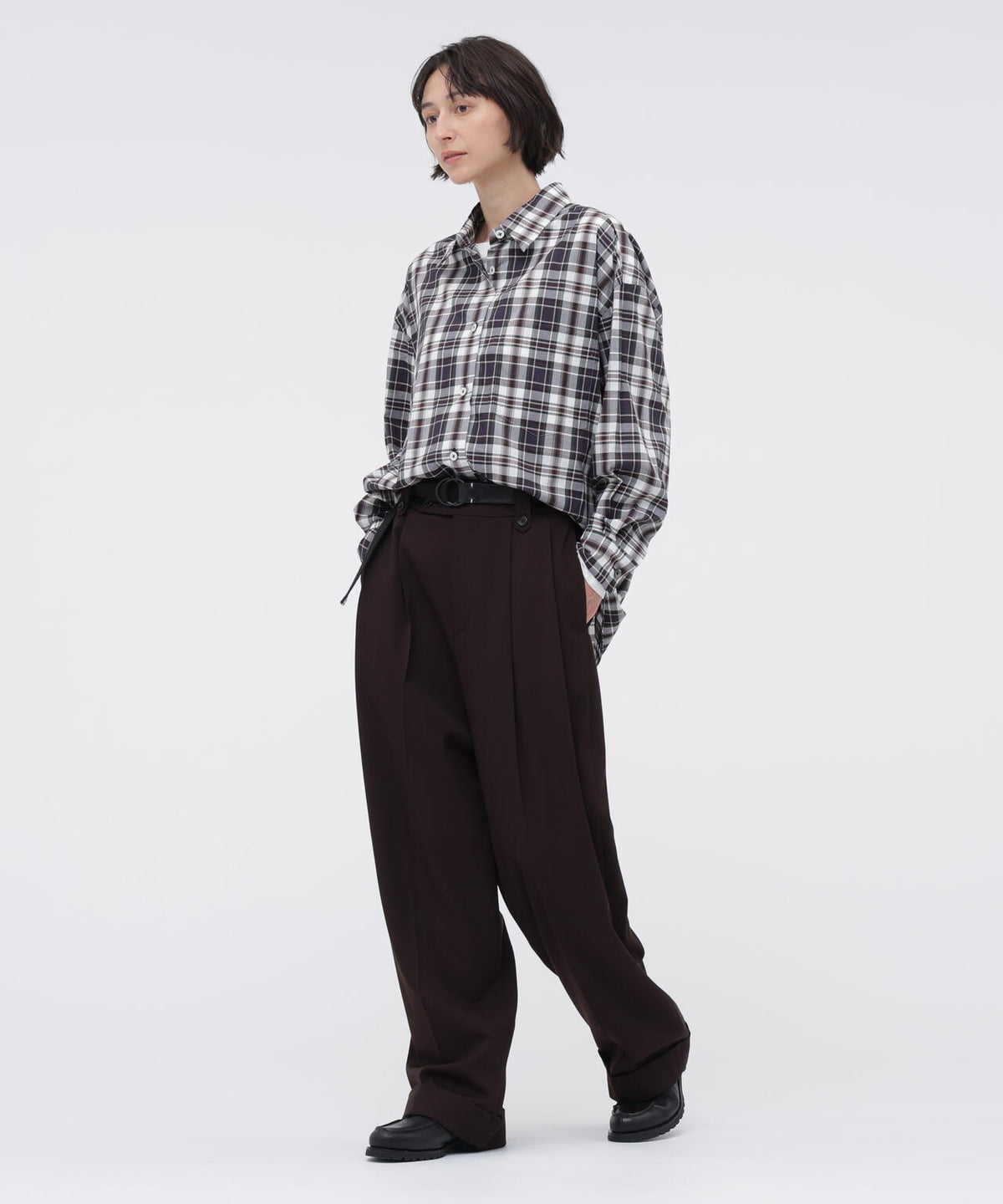 FLUID WOOL TROUSERS
