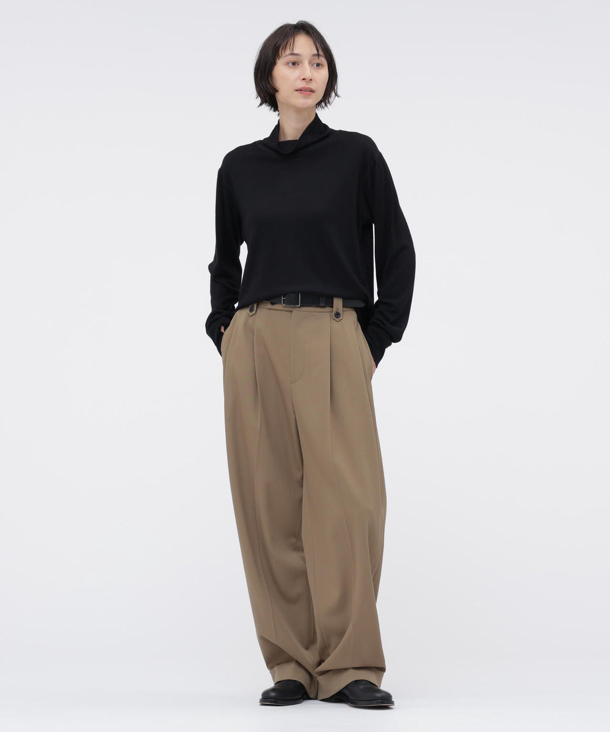 FLUID WOOL TROUSERS