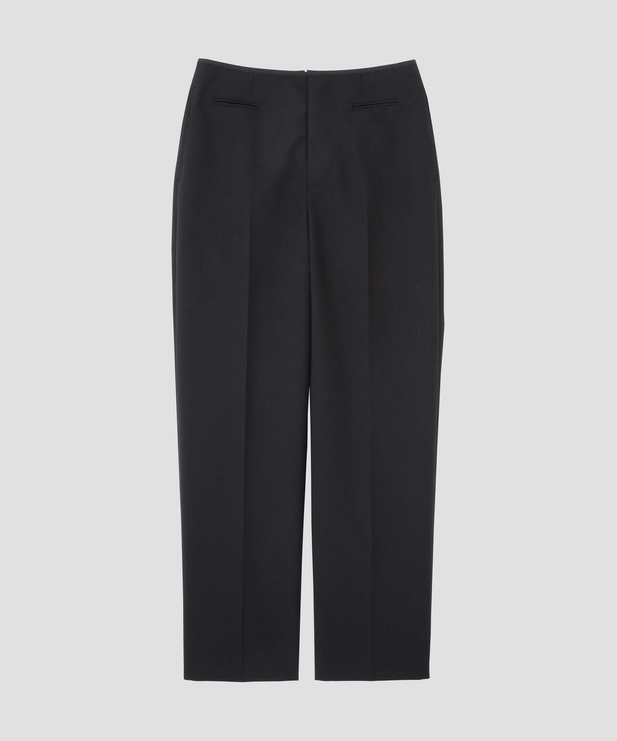 DRY WOOL PLAINWEAVE TROUSERS