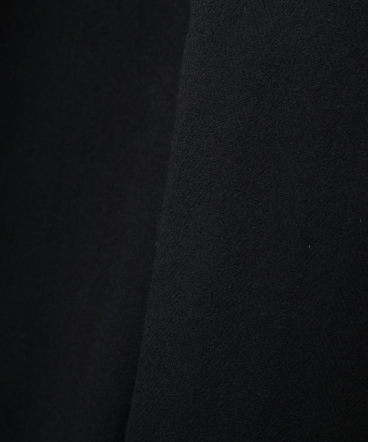 MILLED HERRINGBONE WOOL TROUSERS