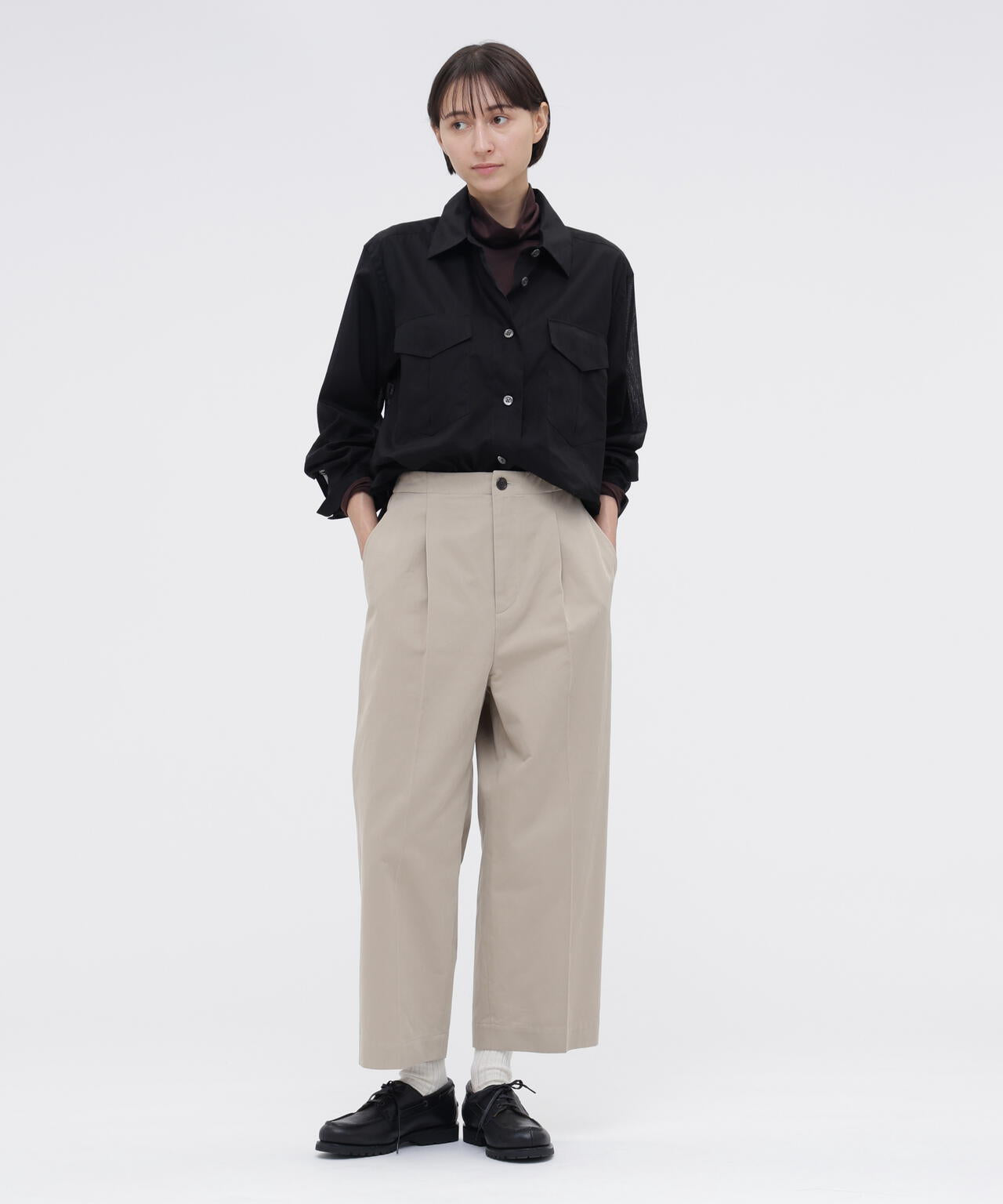 COTTON TWILL TROUSERS | MARGARET HOWELL（マーガレット・ハウエル