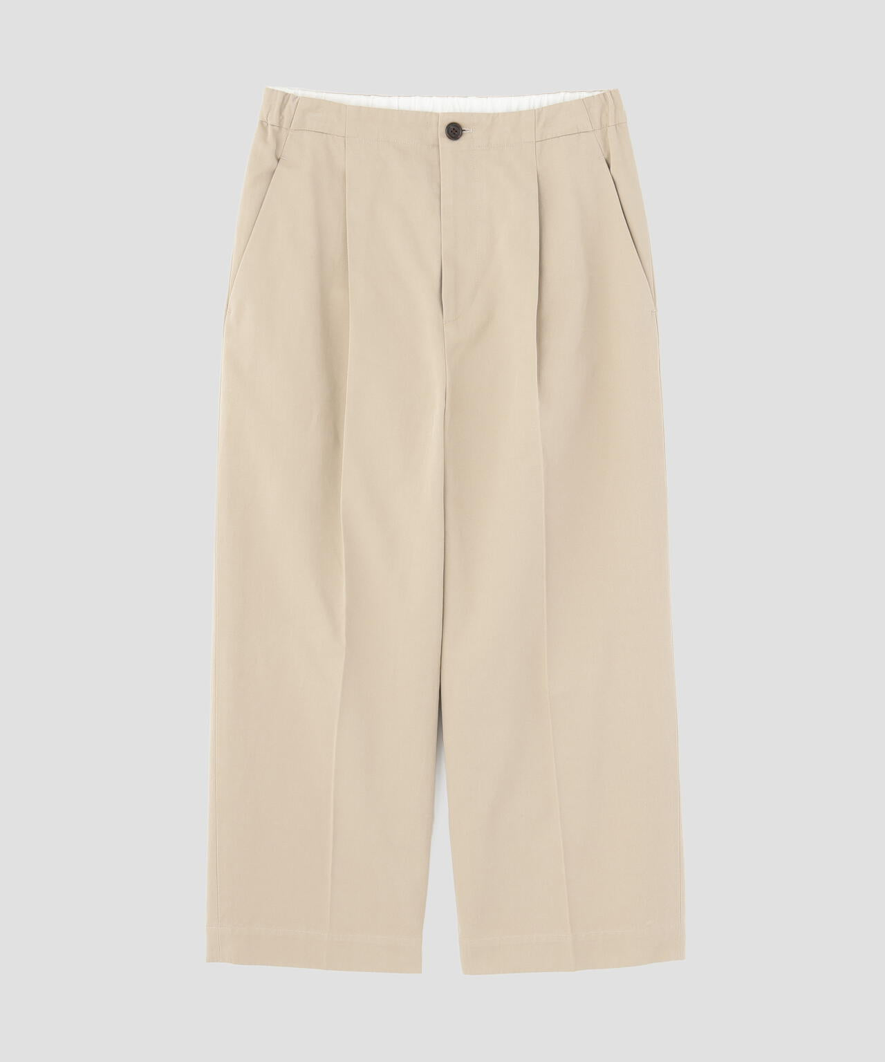 COTTON TWILL TROUSERS