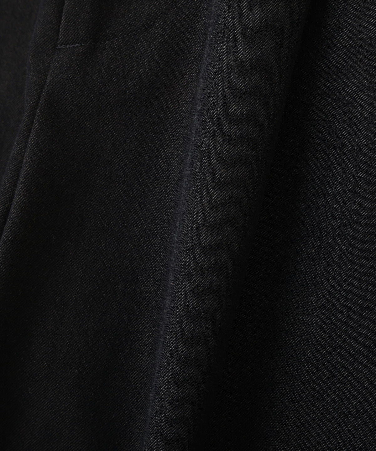 WOOL COTTON TWILL TROUSERS
