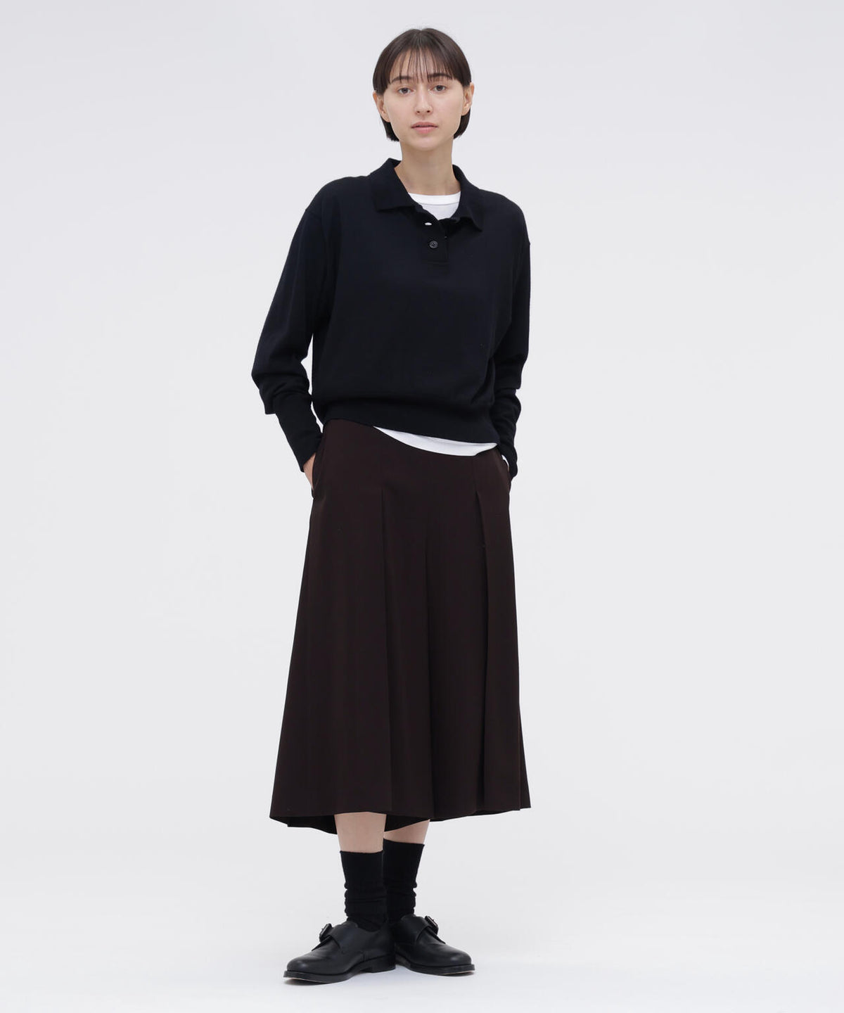 FLUID WOOL TROUSERS