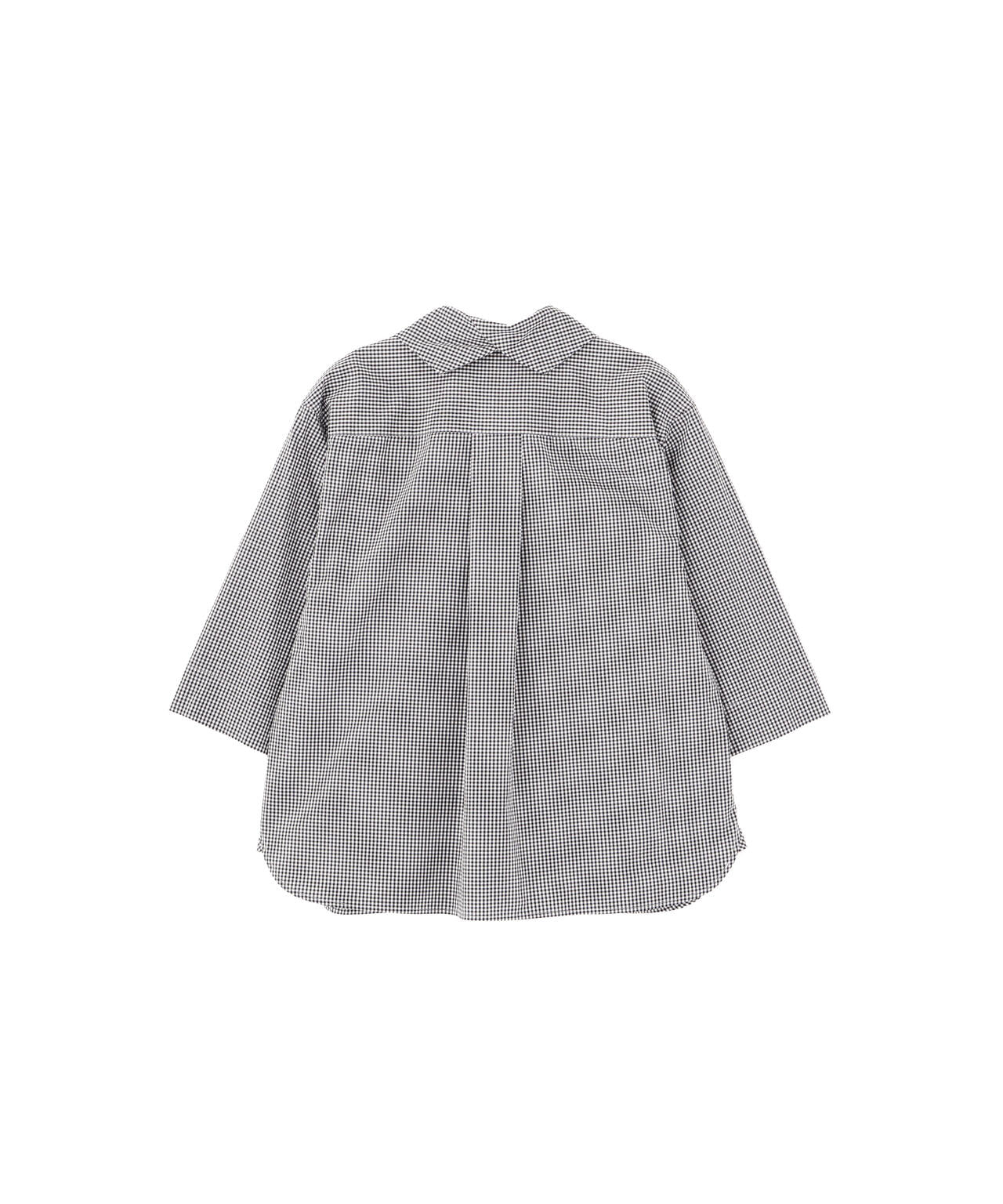 COTTON LINEN GINGHAM SHIRT