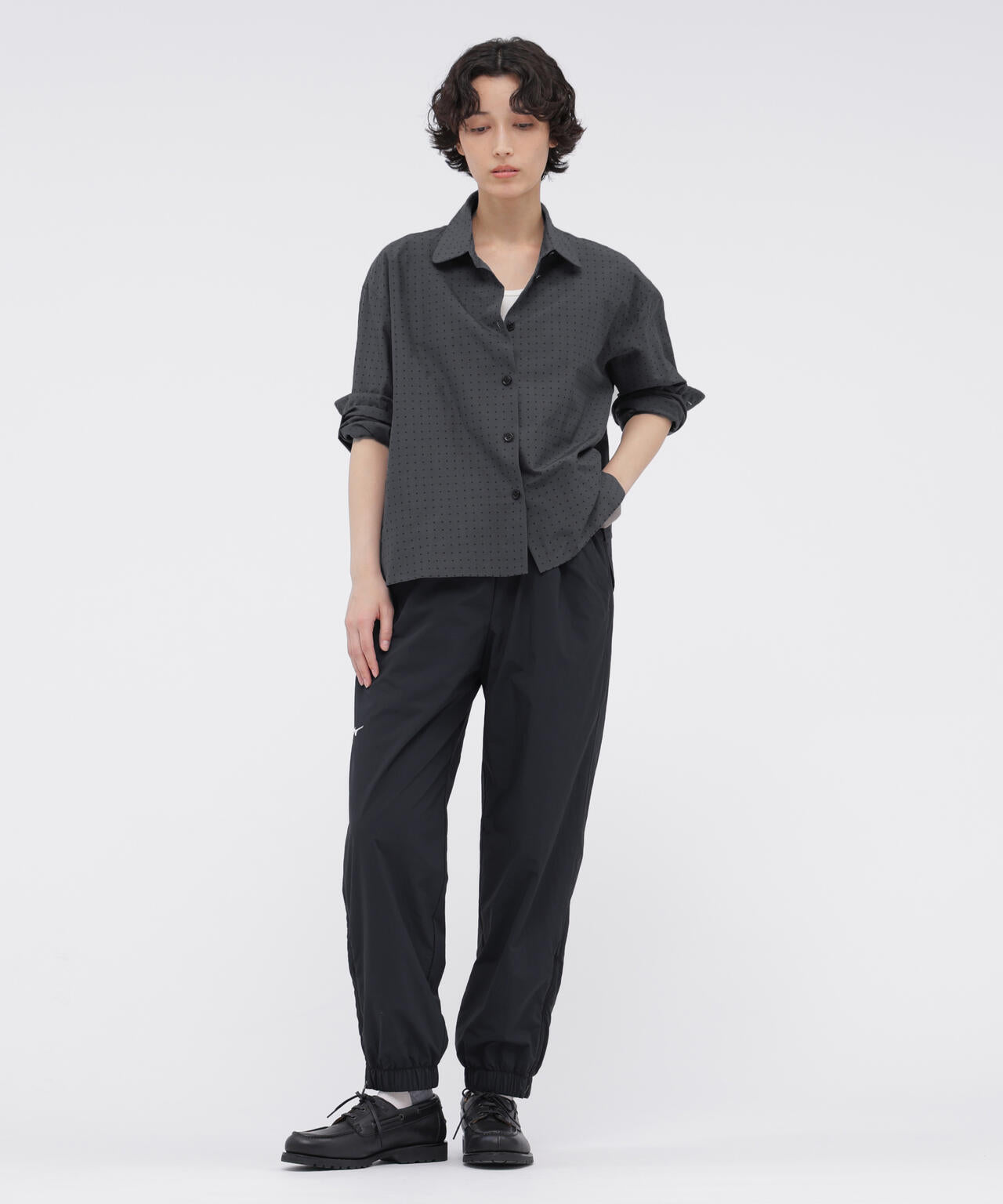 SPOT PRINT COTTON SILK SHIRT | MARGARET HOWELL（マーガレット