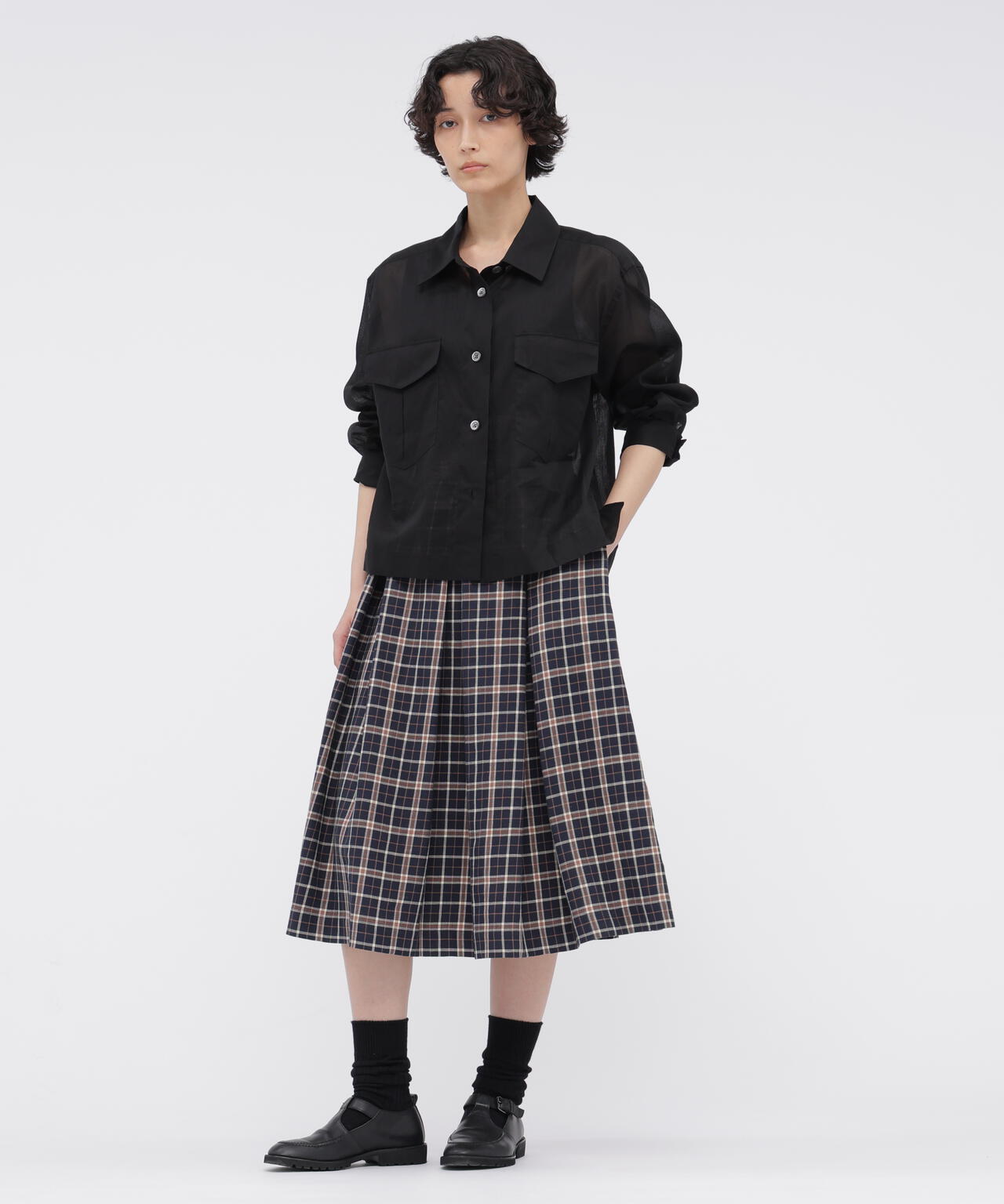 身長168cm　B76 W58 H86 着用サイズ：II