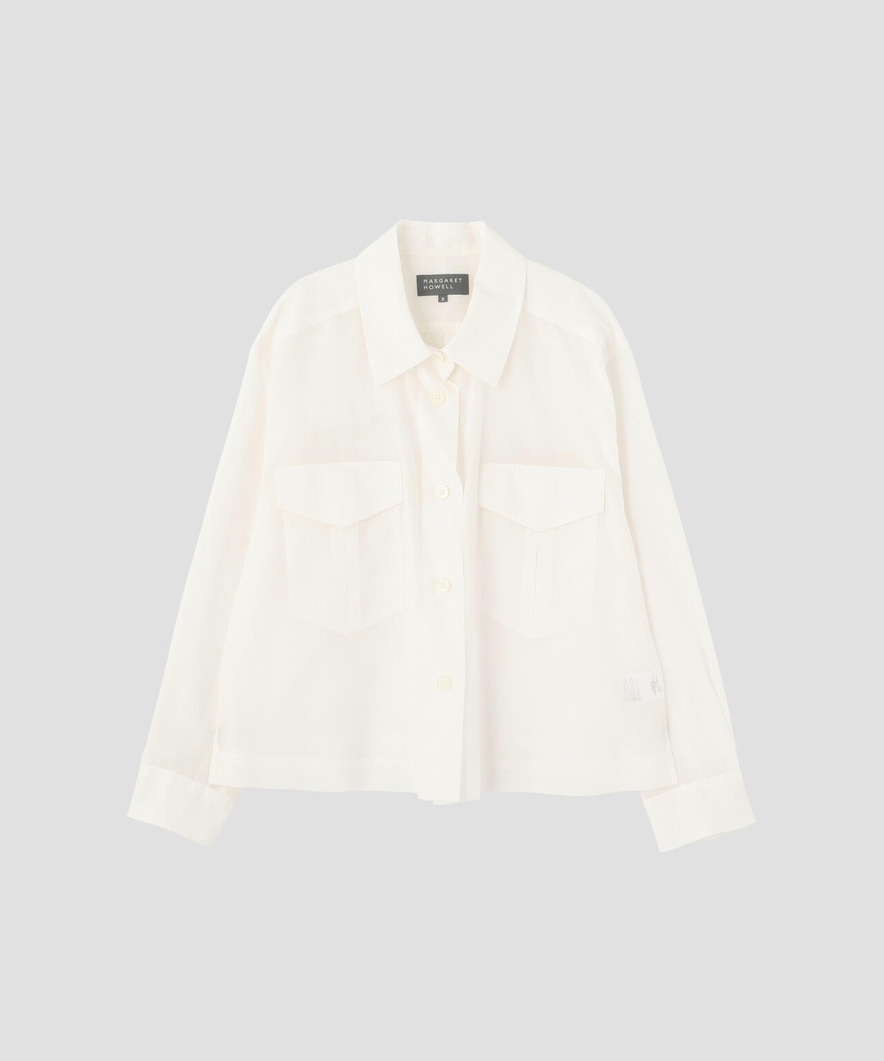 SHEER COTTON STRIPE SHIRT | MARGARET HOWELL（マーガレット