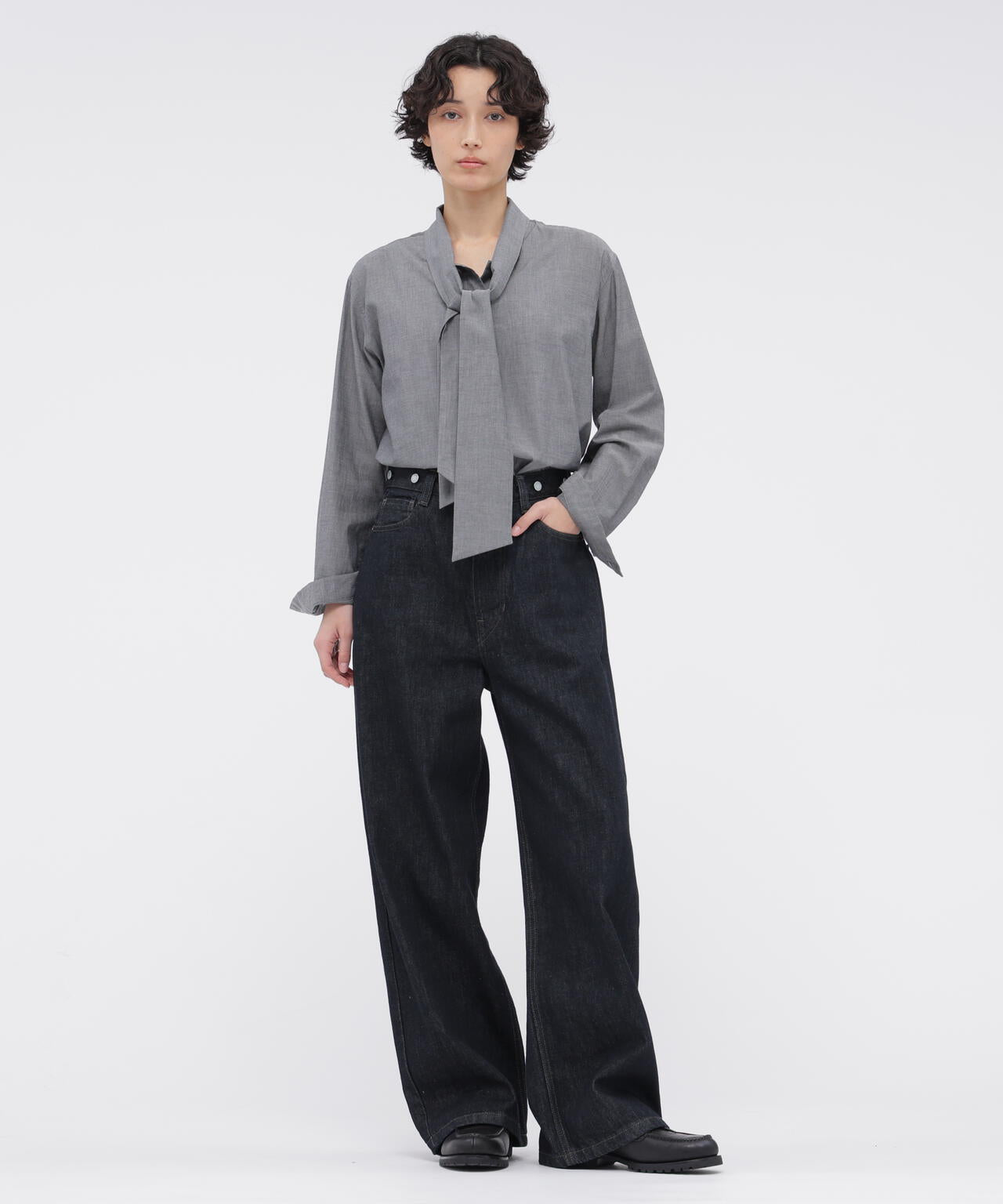 FINE COTTON CHAMBRAY SHIRT | MARGARET HOWELL（マーガレット