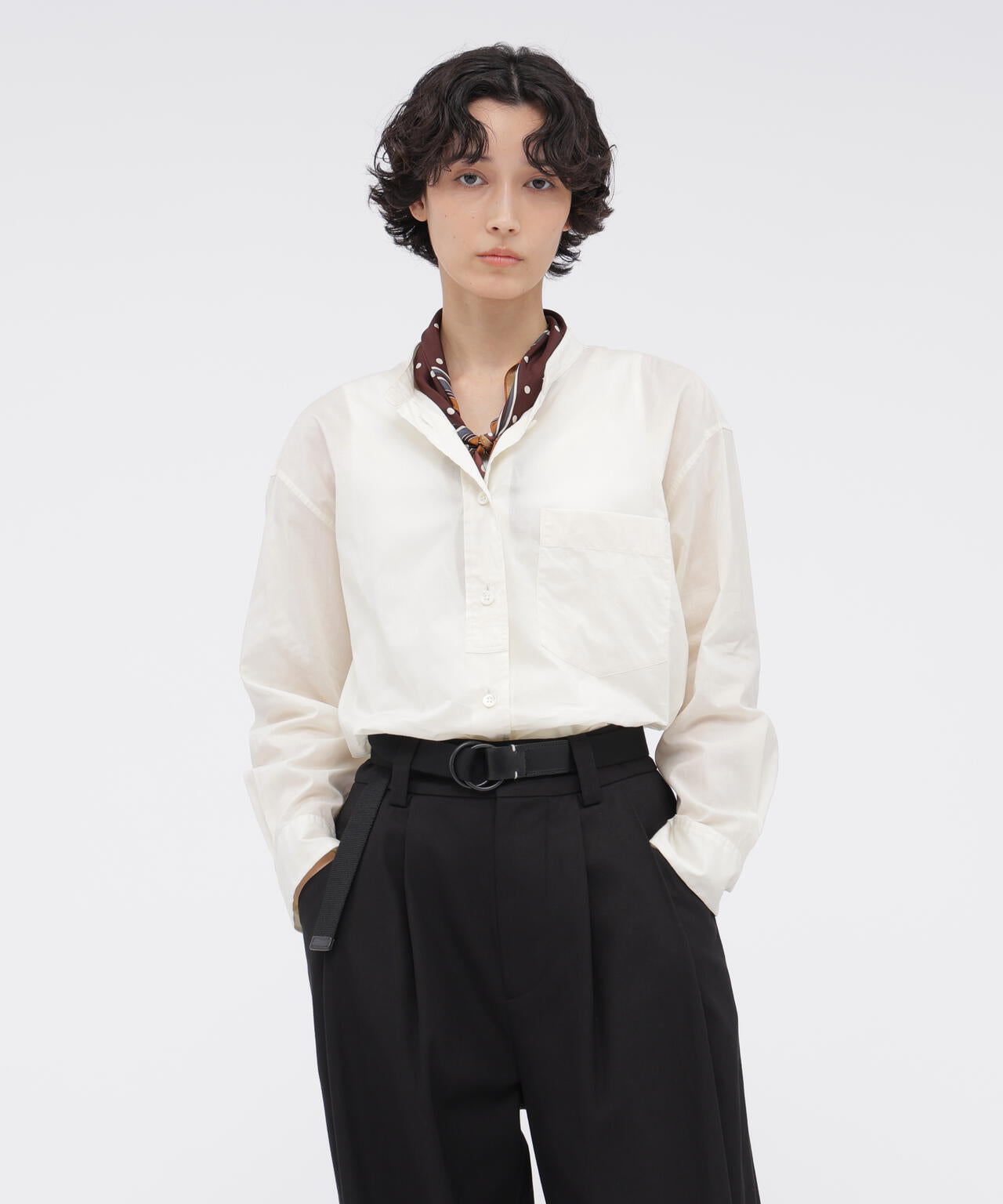 SOFT COTTON POPLIN SHIRT | MARGARET HOWELL（マーガレット・ハウエル