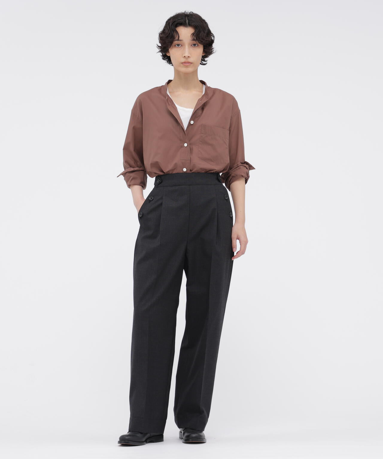SOFT COTTON POPLIN SHIRT | MARGARET HOWELL（マーガレット・ハウエル