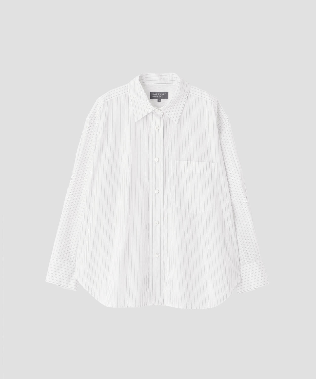 FINE COTTON STRIPE SHIRT | MARGARET HOWELL（マーガレット・ハウエル