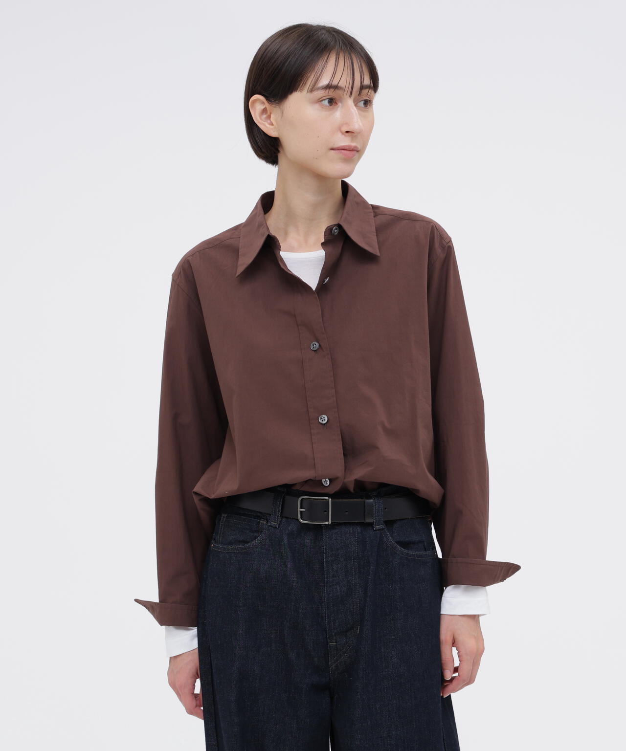 FINE COUNT COTTON POPLIN SHIRT | MARGARET HOWELL（マーガレット