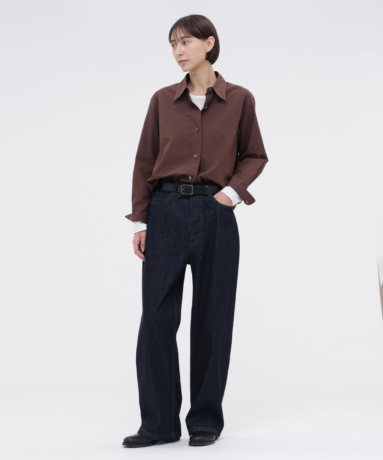 FINE COUNT COTTON POPLIN SHIRT | MARGARET HOWELL（マーガレット