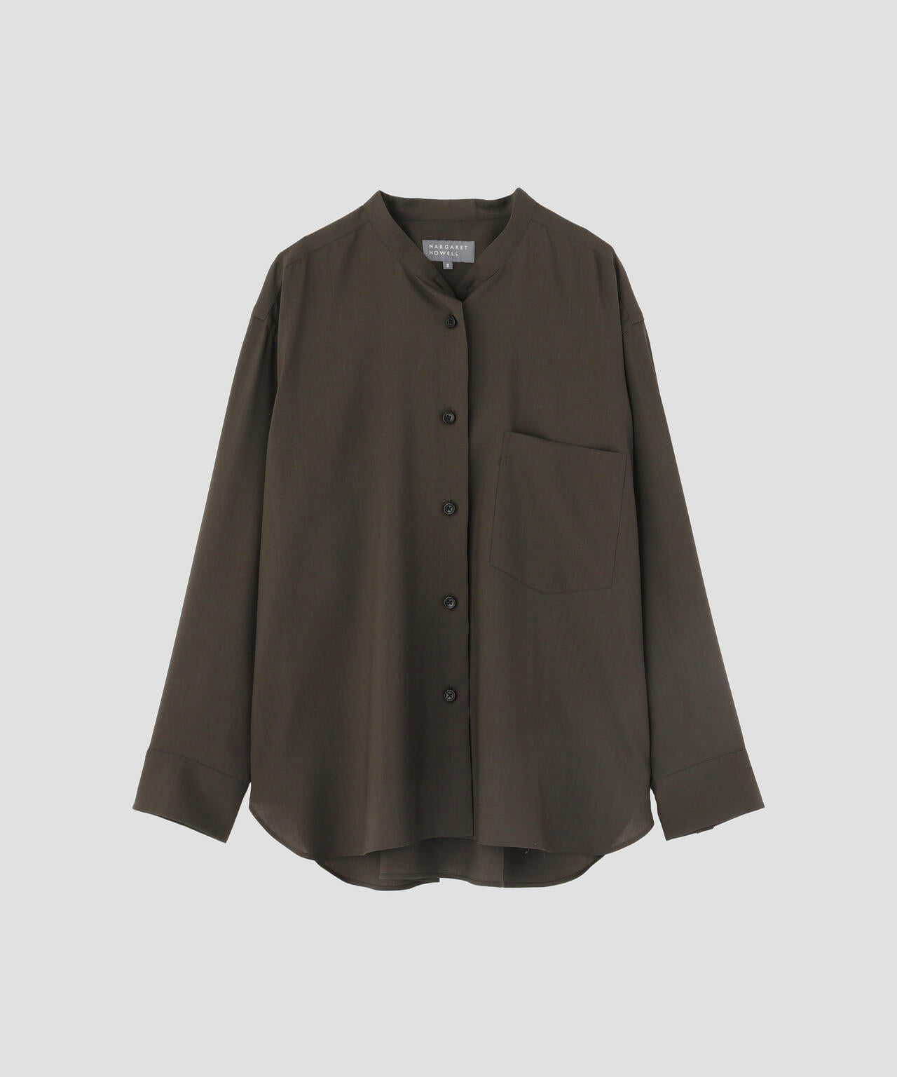 WASHABLE WOOL PLAINWEAVE SHIRT | MARGARET HOWELL（マーガレット