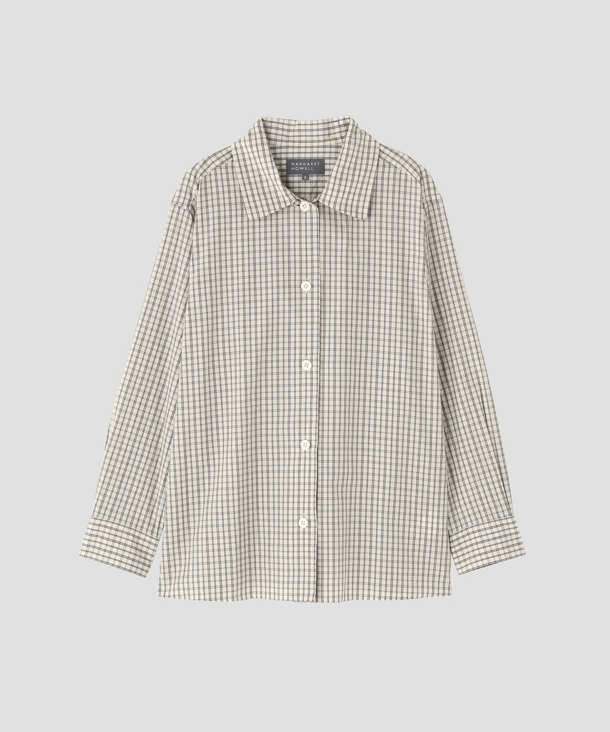 COTTON SILK CHECK SHIRT