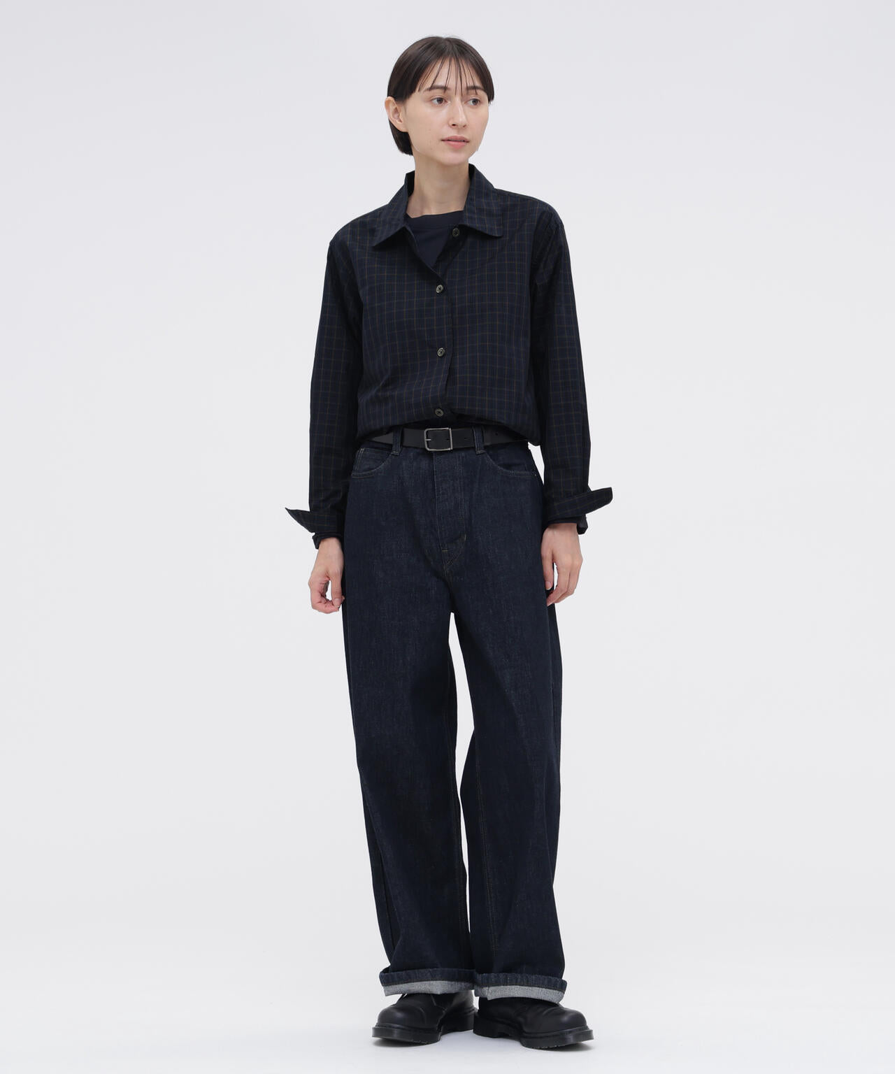COTTON SILK CHECK SHIRT | MARGARET HOWELL（マーガレット・ハウエル
