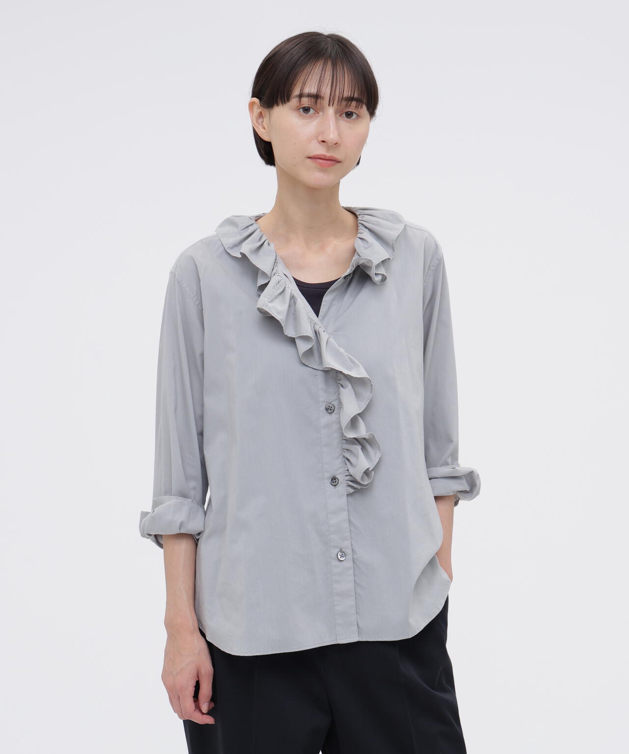 WASHED COTTON CHAMBRAY SHIRT | MARGARET HOWELL（マーガレット
