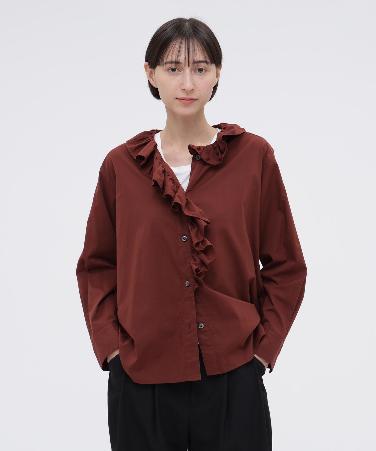 WASHED COTTON CHAMBRAY SHIRT | MARGARET HOWELL（マーガレット