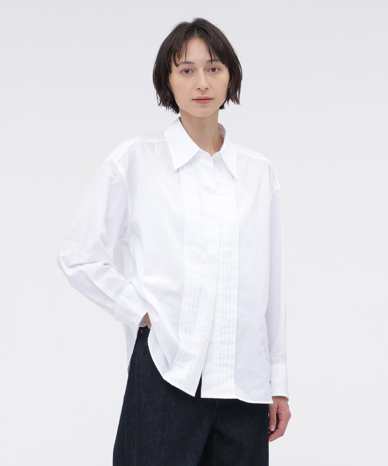 PLAIN POPLIN SHIRT | MARGARET HOWELL（マーガレット・ハウエル