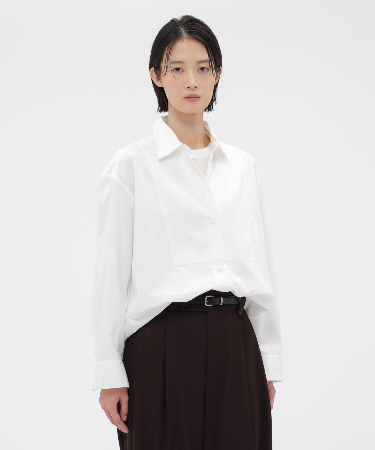 近年美品✨マーガレットハウエル　プレインポプリン　コットンシャツ　Ⅱ PLAIN POPLIN SHIRT | MARGARET HOWELL（マーガレット・ハウエル