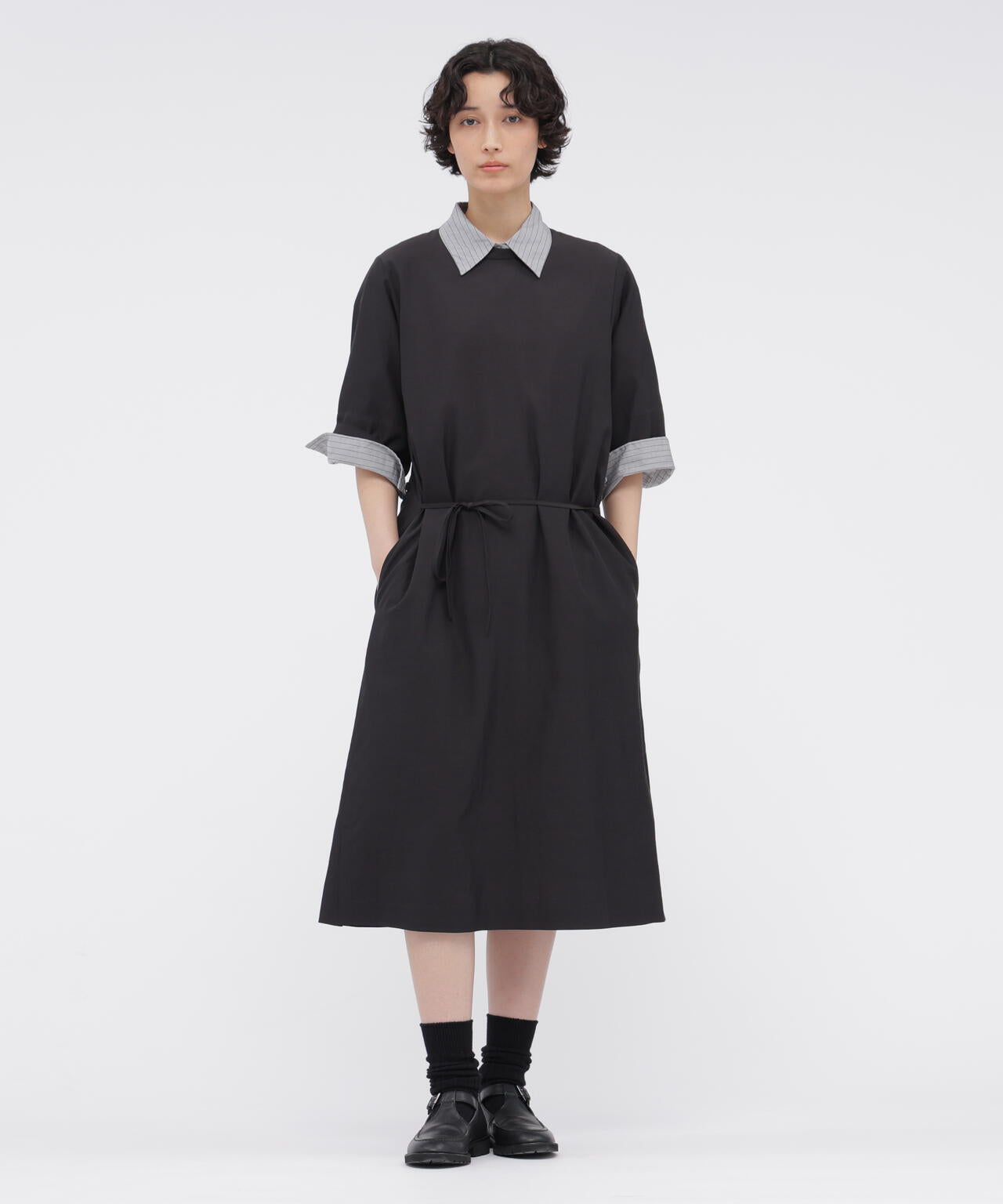 FLUID COTTON BLEND DRESS | MARGARET HOWELL（マーガレット・ハウエル