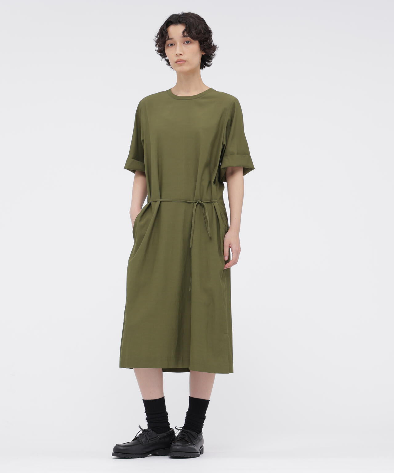 FLUID COTTON BLEND DRESS | MARGARET HOWELL（マーガレット・ハウエル