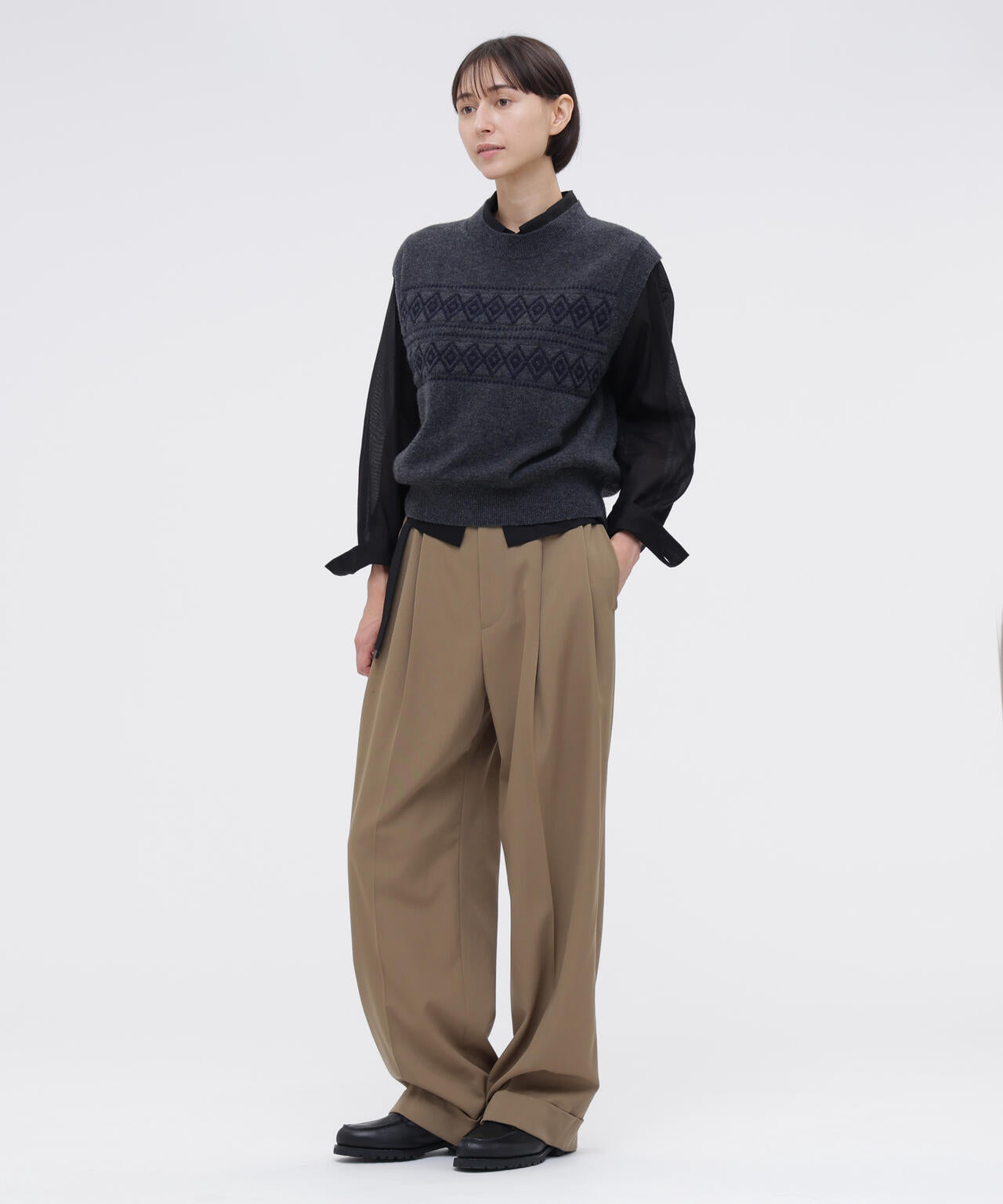 WOOL ALPACA FAIRISLE KNITWEAR