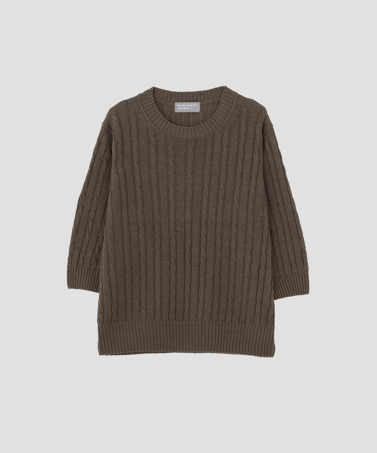 CABLE KNIT LINEN KNITWEAR