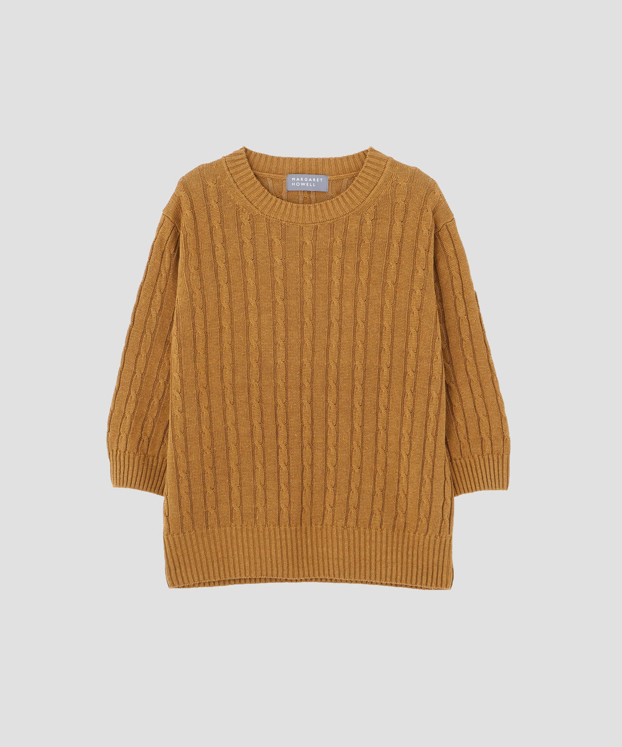 CABLE KNIT LINEN KNITWEAR | MARGARET HOWELL（マーガレット