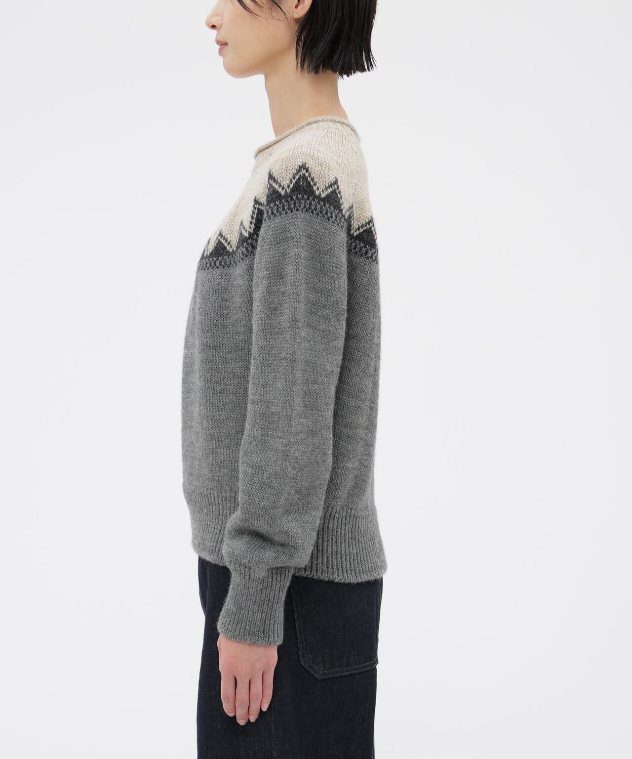 FAIRISLE NATURAL WOOL KNITWEAR | MARGARET HOWELL（マーガレット