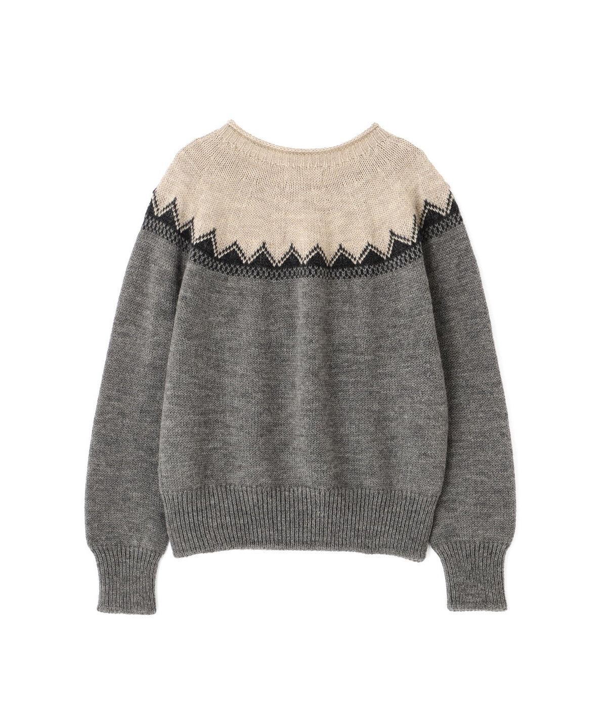 FAIRISLE NATURAL WOOL KNITWEAR