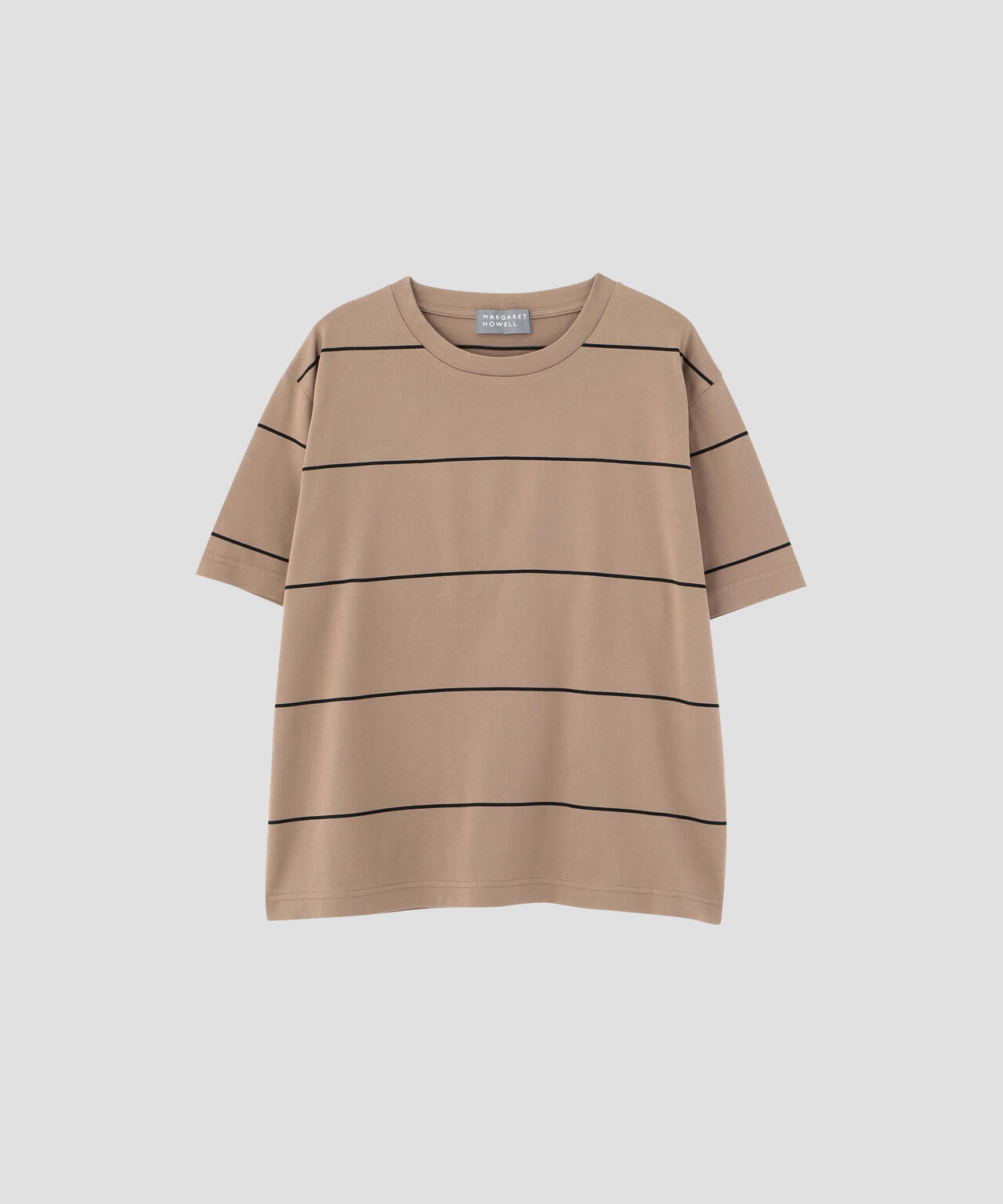 FINE COTTON STRIPE JERSEY TOP