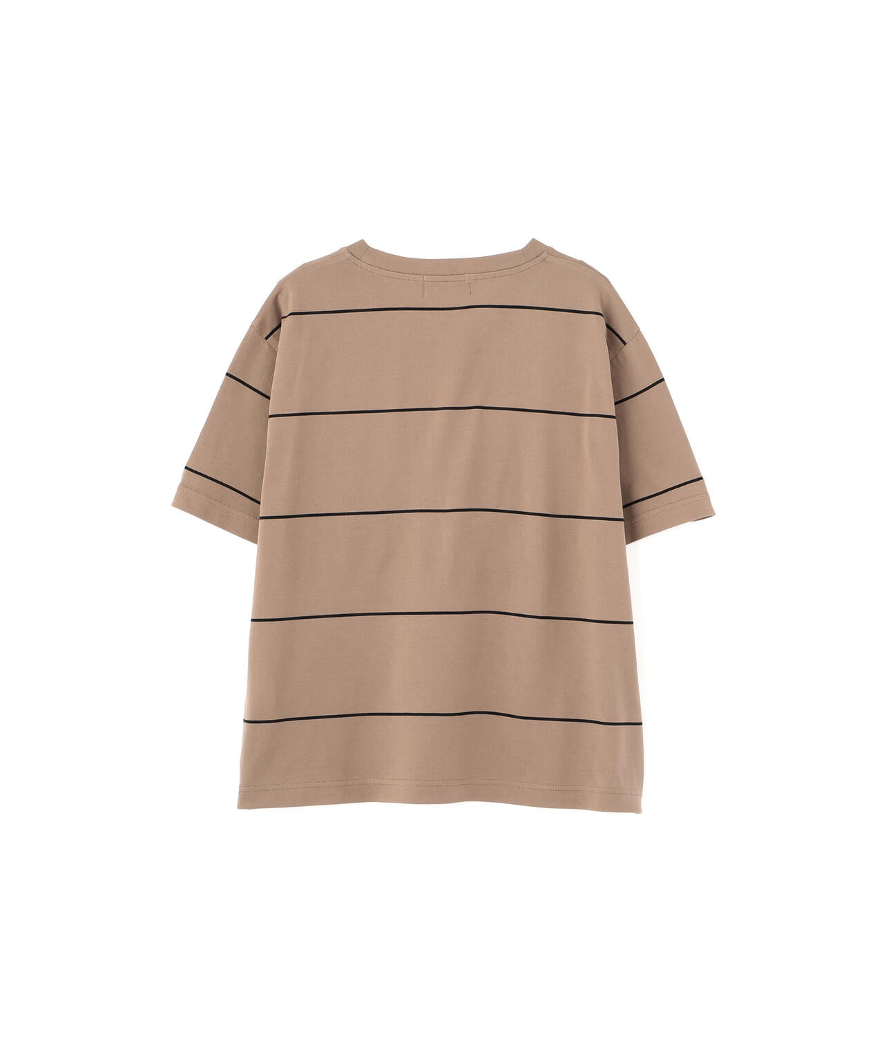 FINE COTTON STRIPE JERSEY TOP