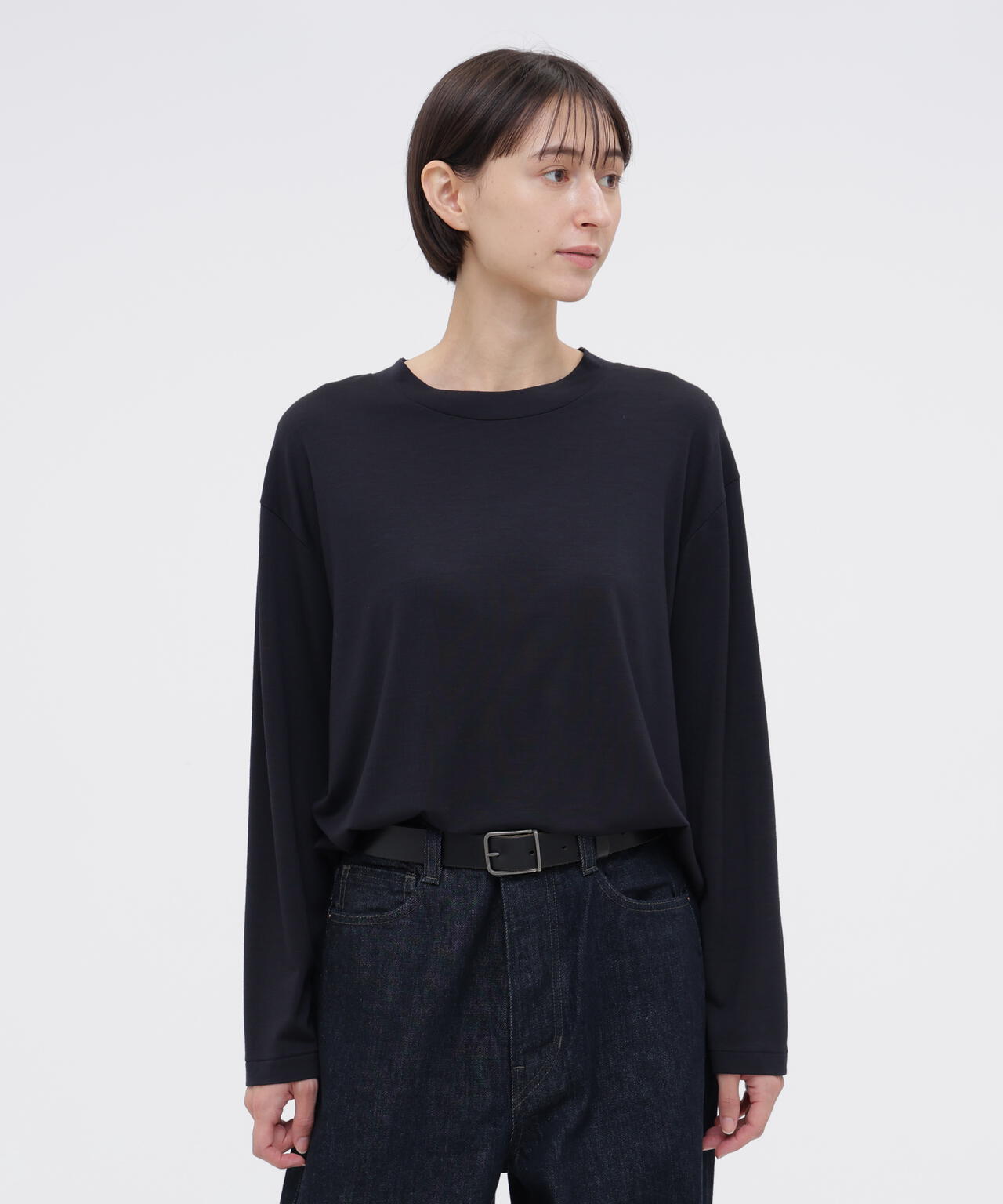 SUPERFINE WOOL JERSEY TOP | MARGARET HOWELL（マーガレット