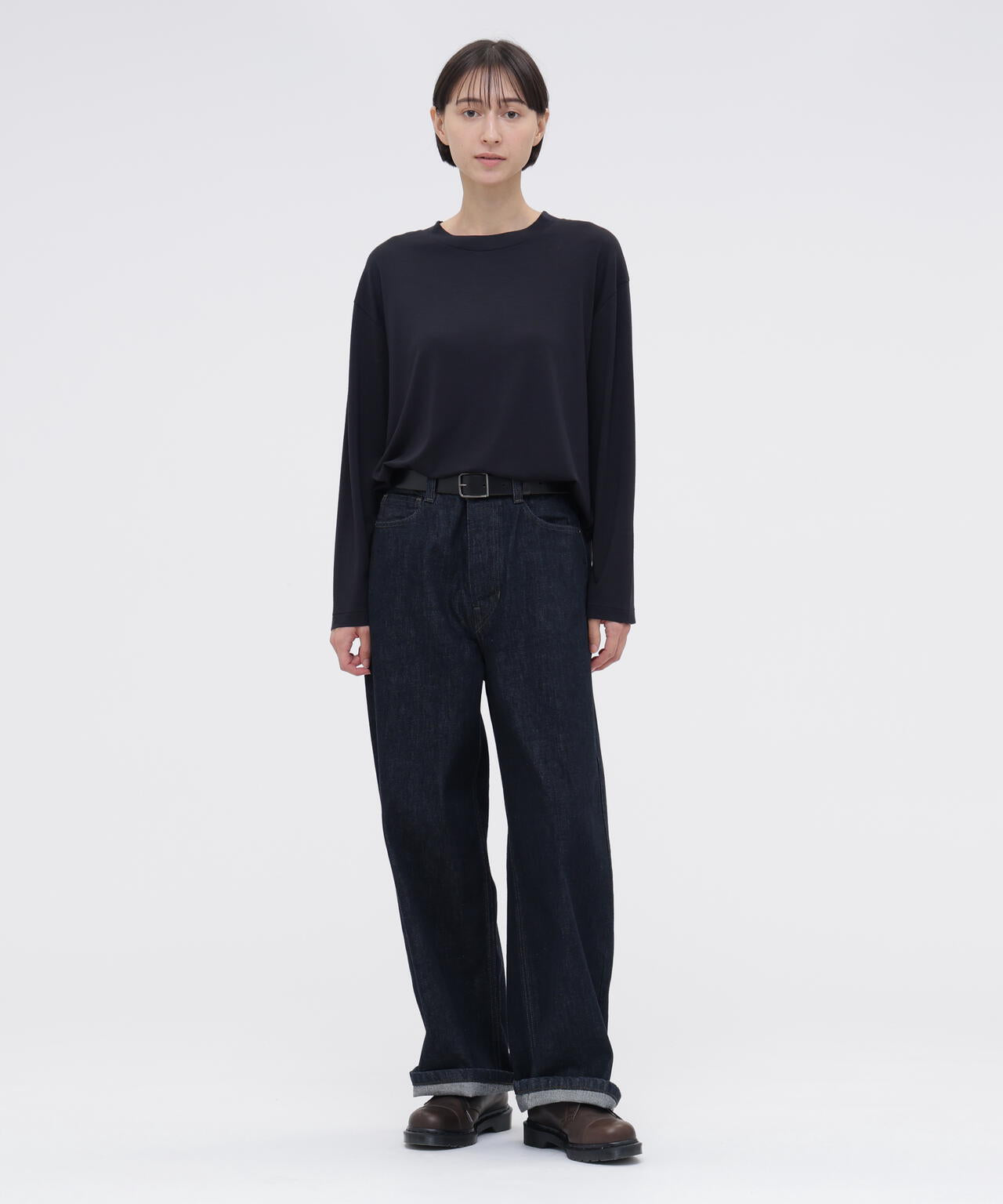 SUPERFINE WOOL JERSEY TOP | MARGARET HOWELL（マーガレット