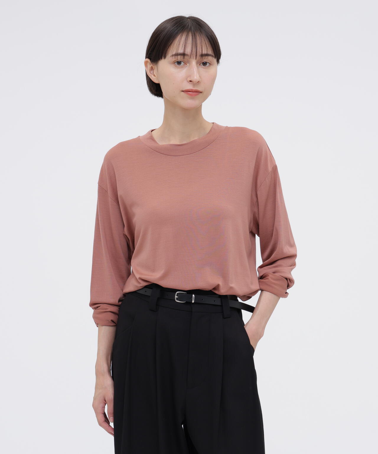 SUPERFINE WOOL JERSEY TOP | MARGARET HOWELL（マーガレット