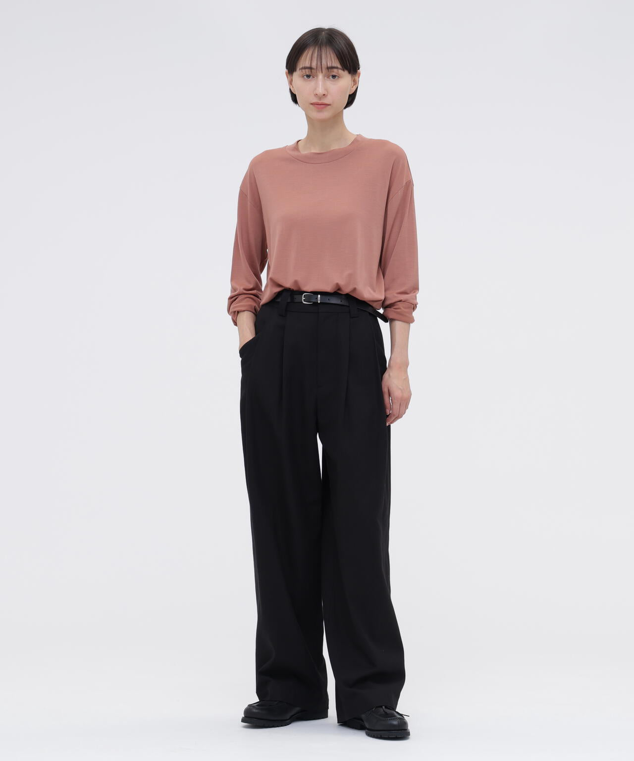 SUPERFINE WOOL JERSEY TOP | MARGARET HOWELL（マーガレット