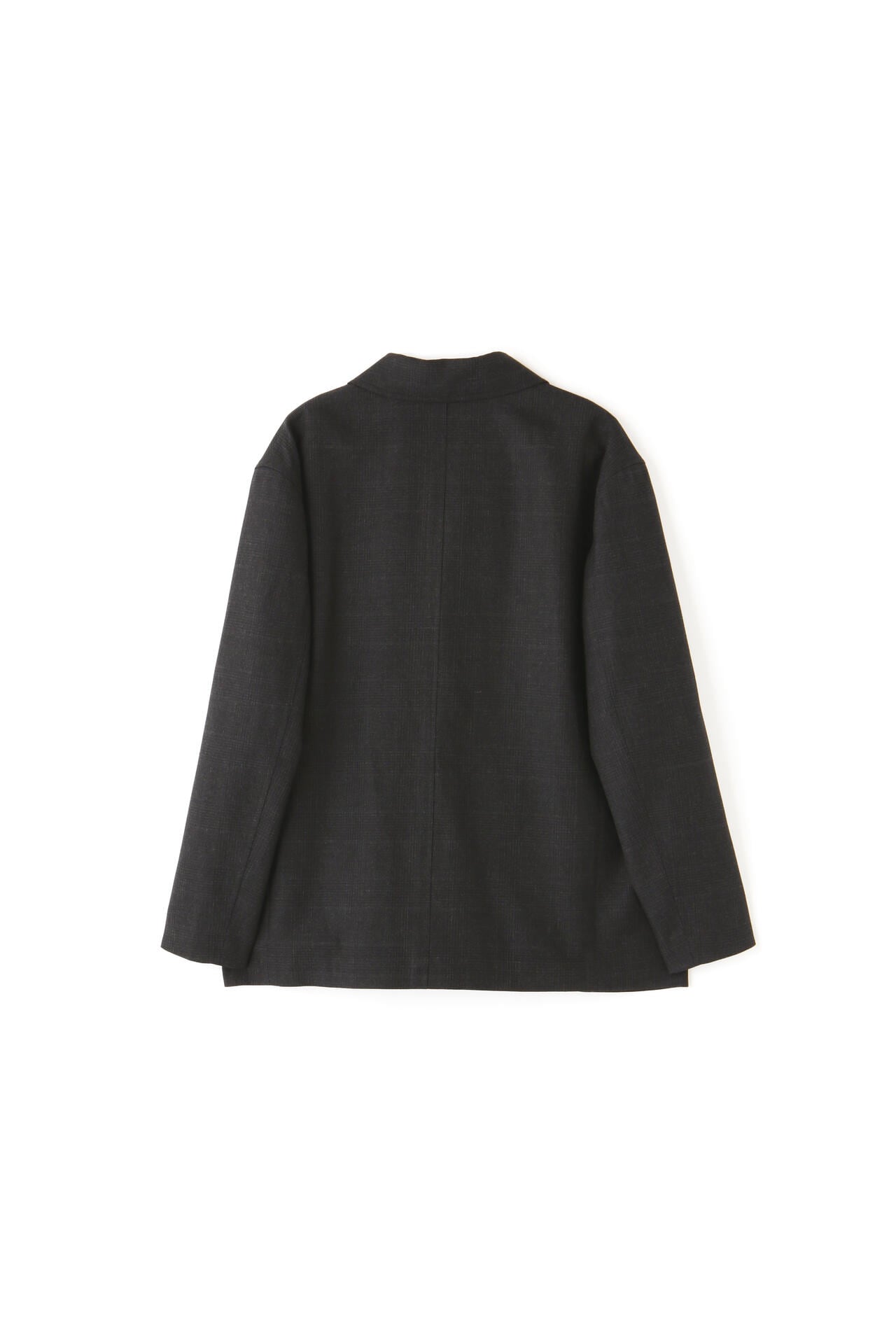 DRY GLENCHECK WOOL LINEN