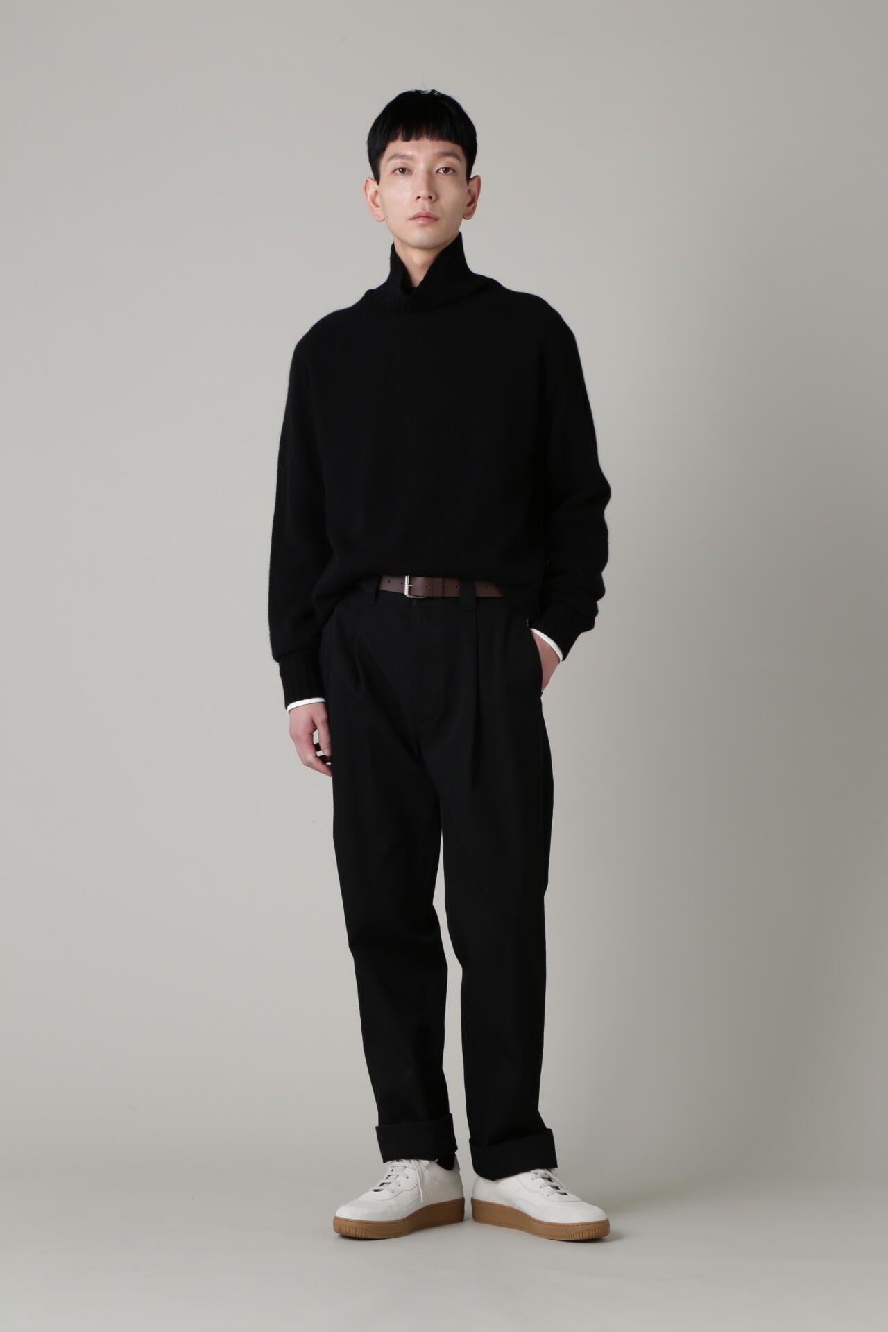 WOOL COTTON GABARDINE