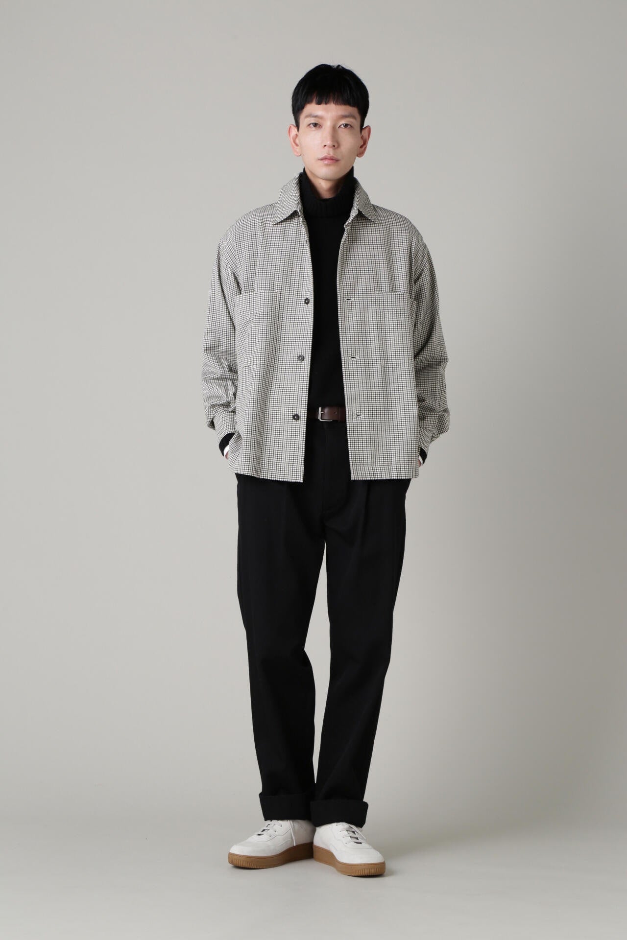WOOL COTTON GABARDINE