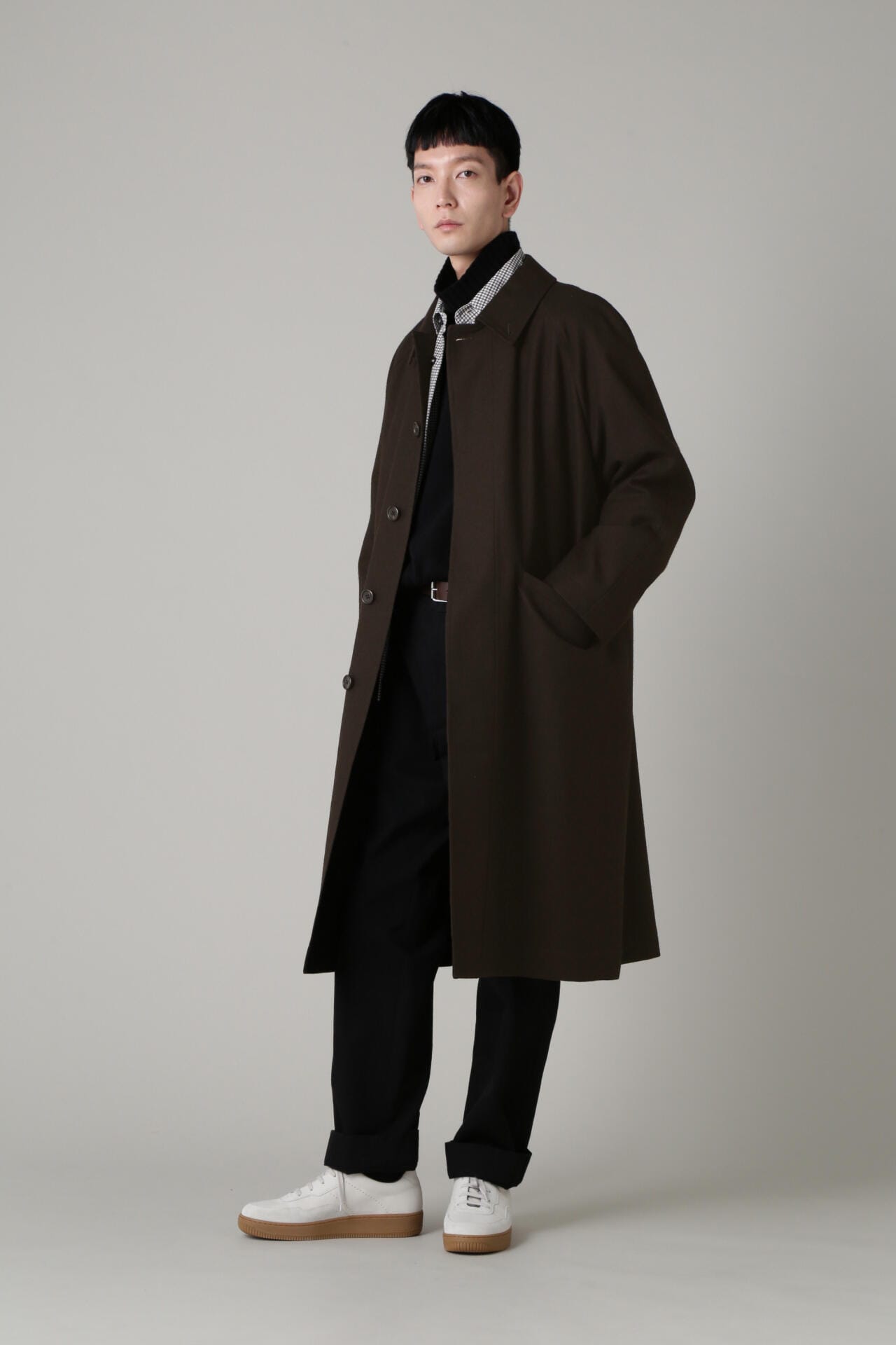 WOOL COTTON GABARDINE