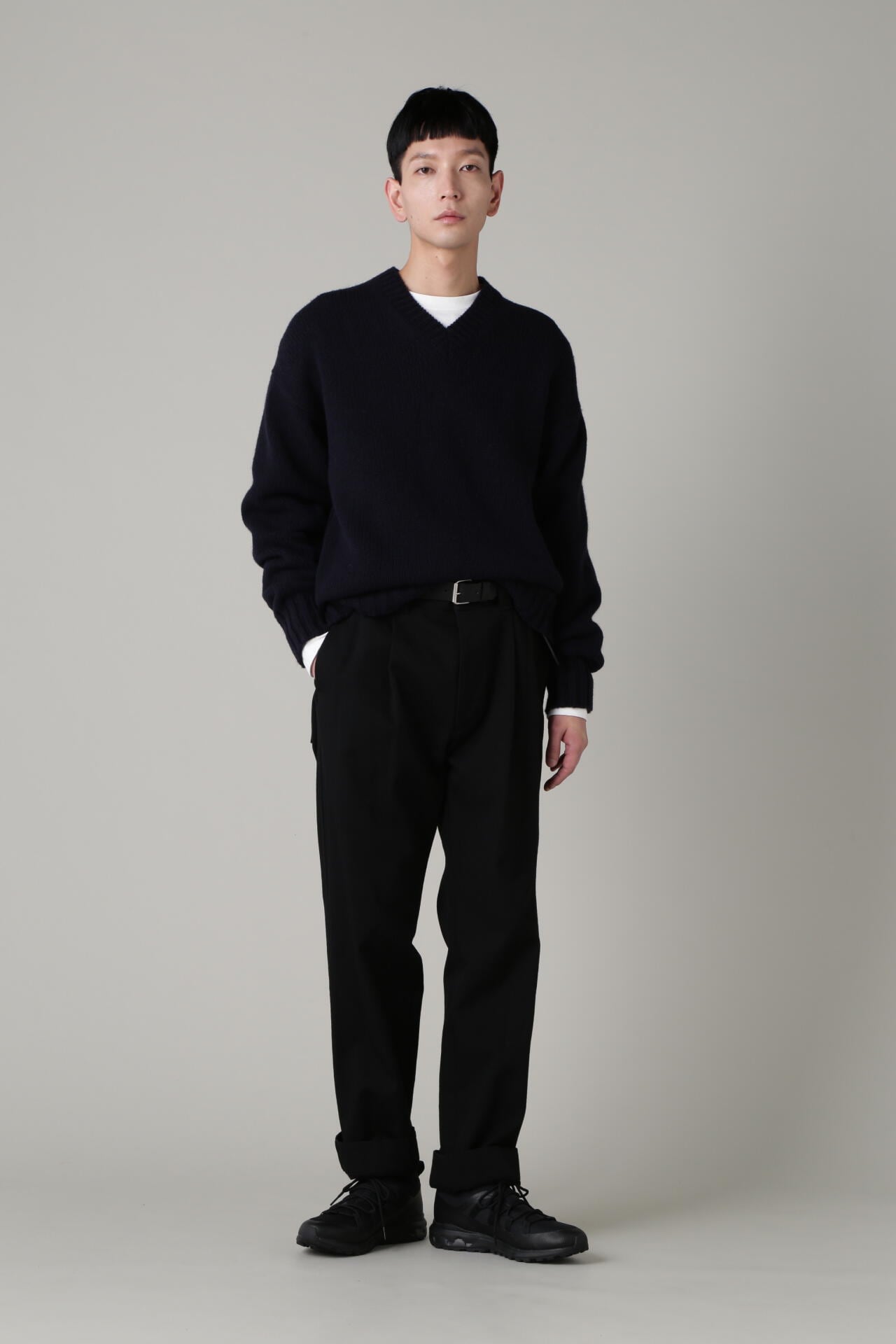 WOOL COTTON GABARDINE