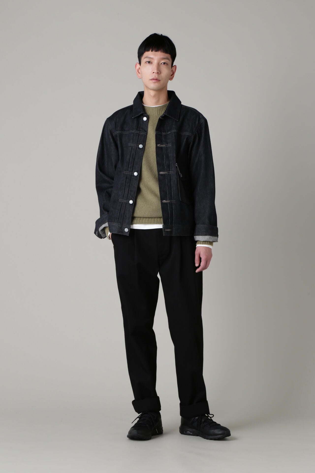 WOOL COTTON GABARDINE